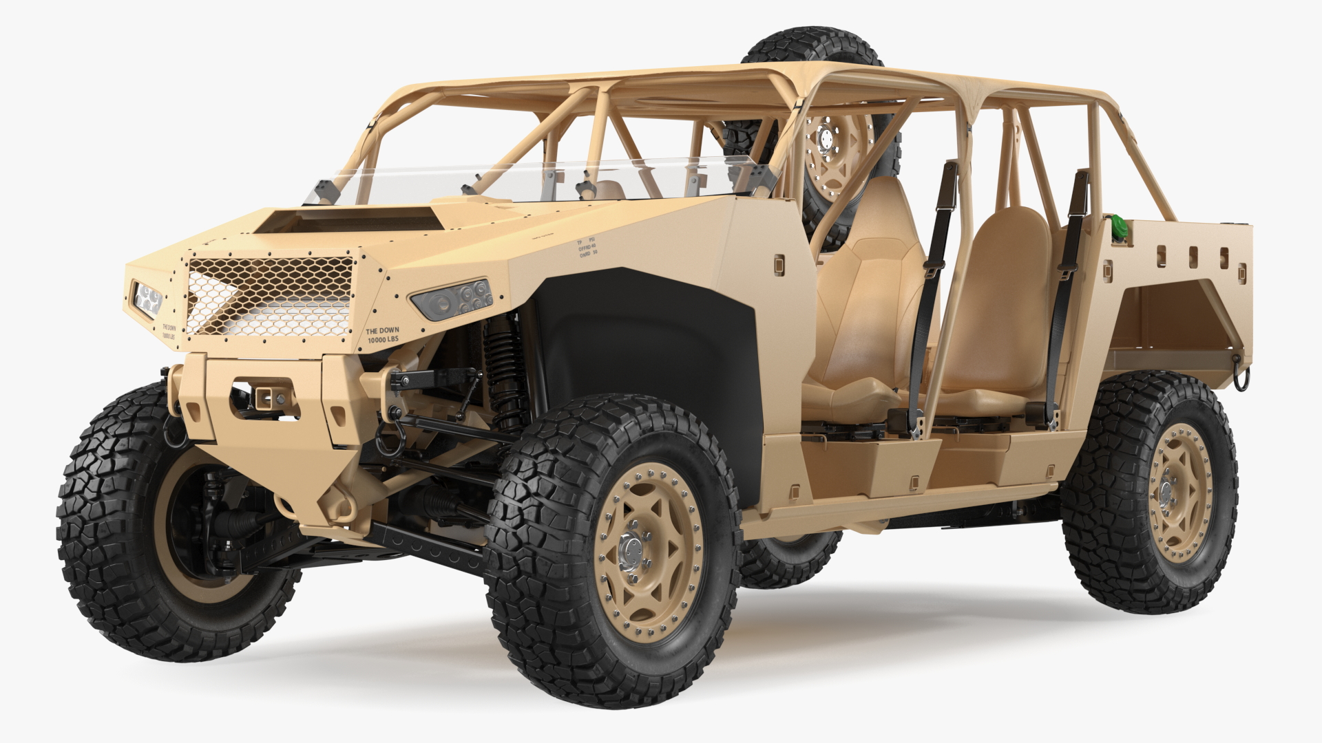 3D Polaris DAGOR A1 Rigged model