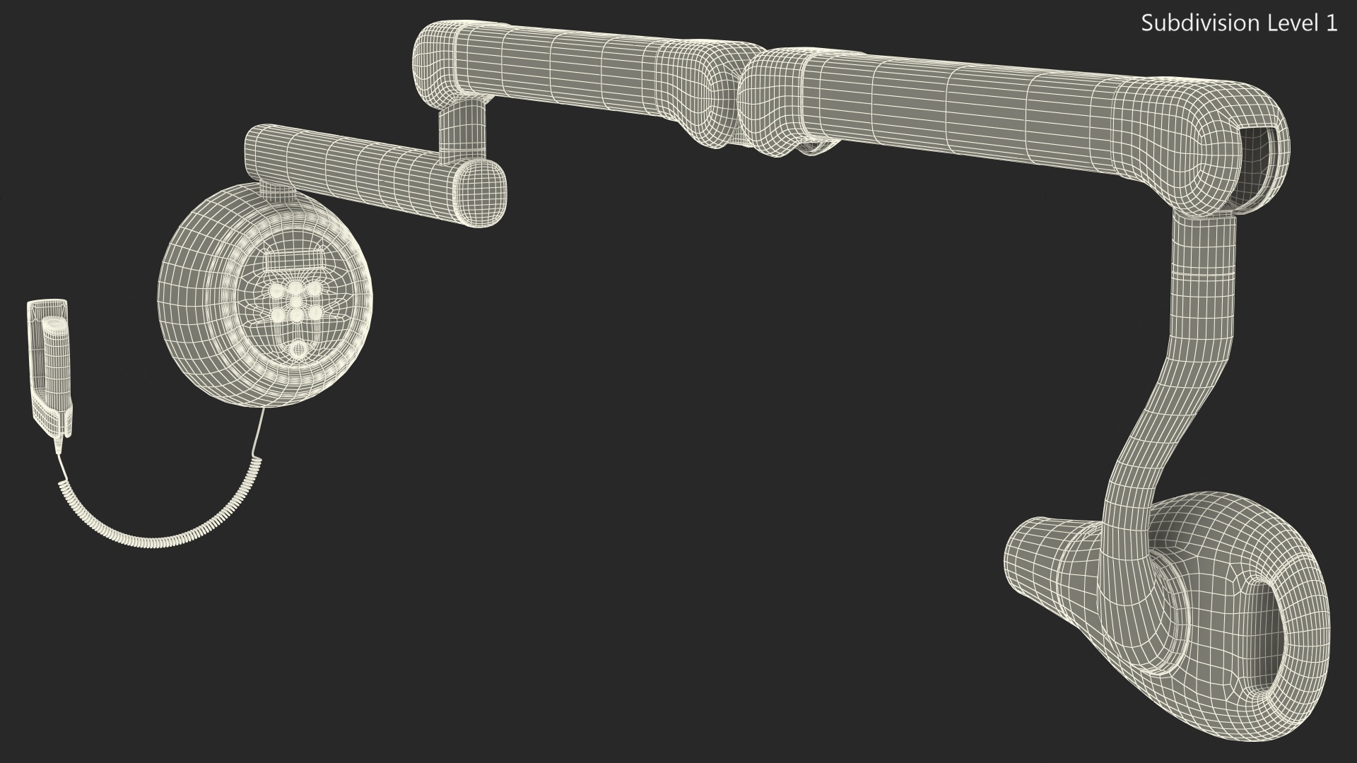 3D Modern Intraoral XRay Unit Rigged model