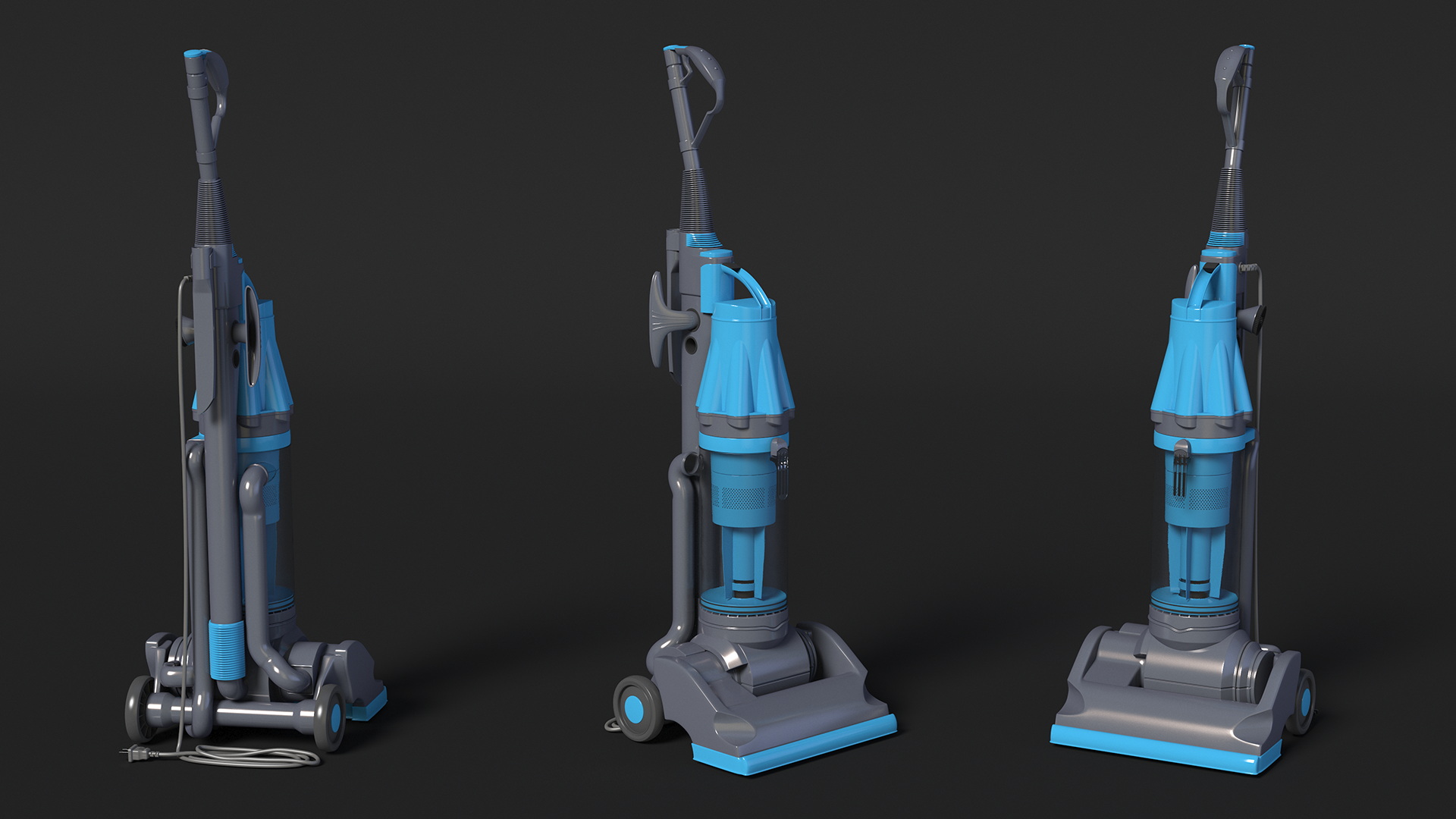 3D Swivel Upright Vacuum
