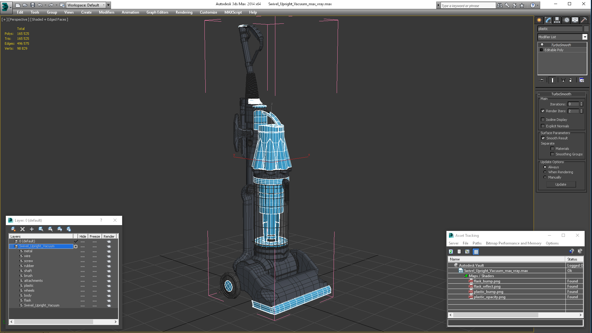 3D Swivel Upright Vacuum