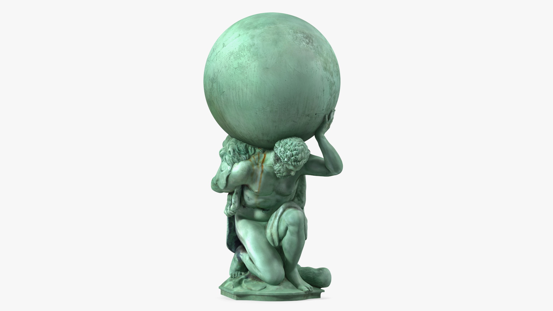 3D model Portmeirion Hercules Statue for 3D Print