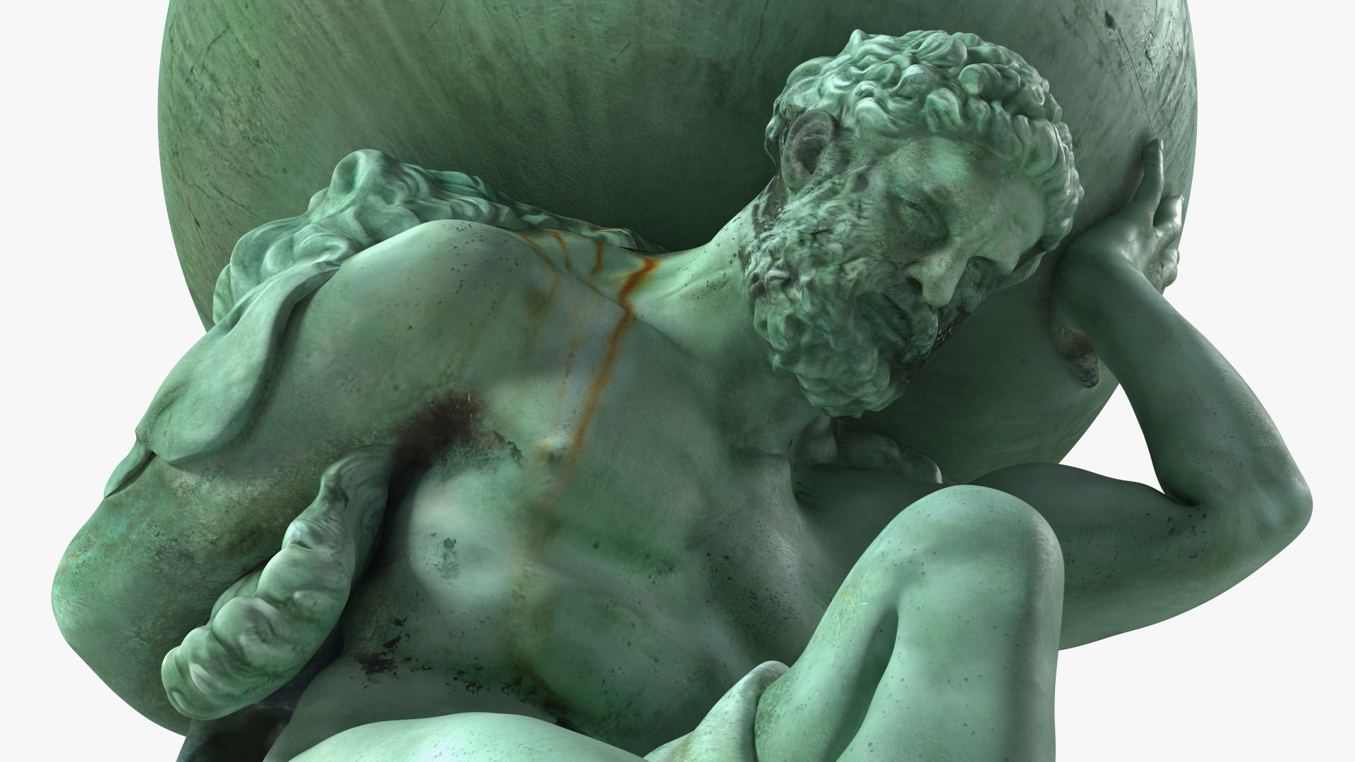 3D model Portmeirion Hercules Statue for 3D Print