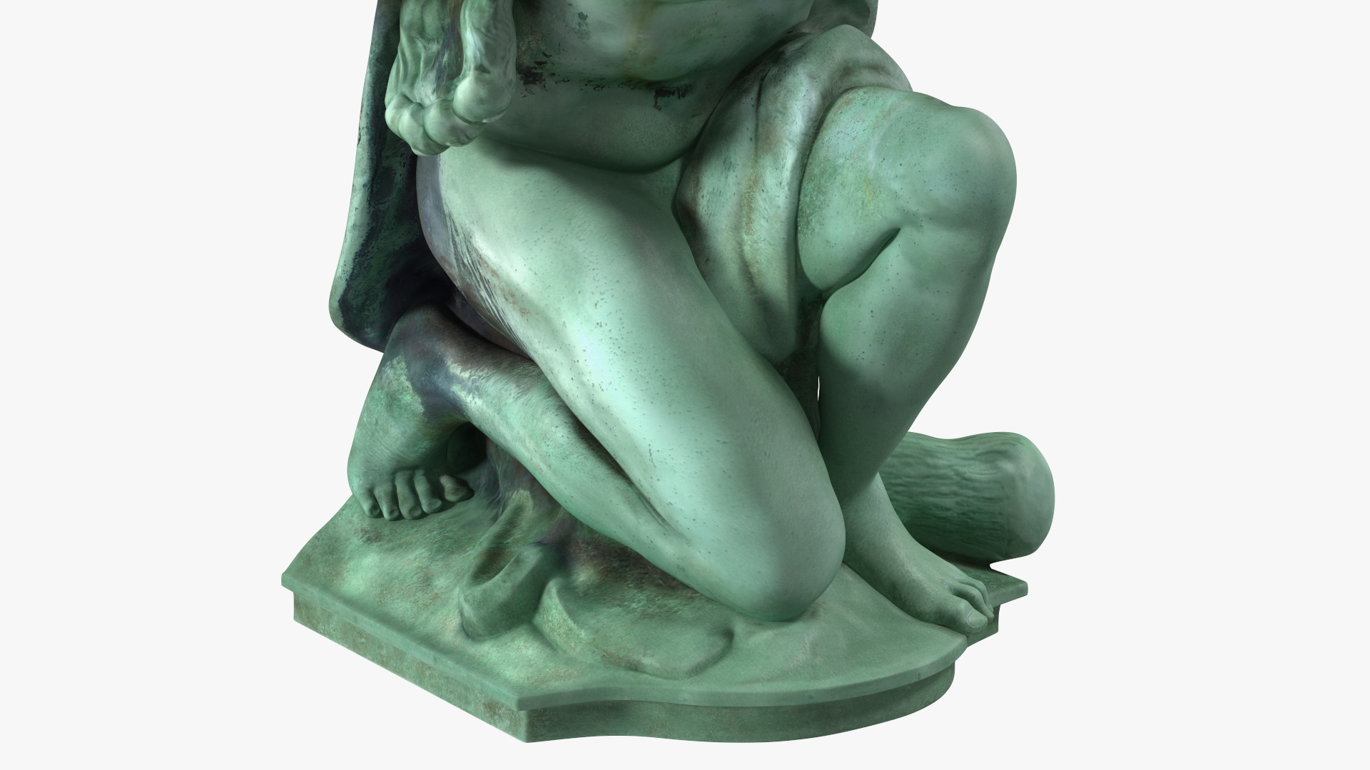 3D model Portmeirion Hercules Statue for 3D Print