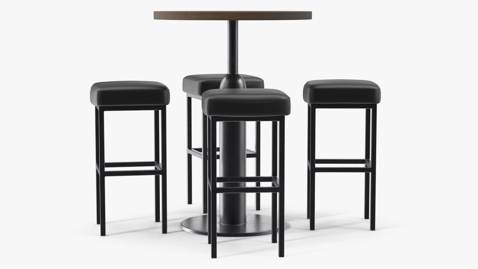 3D Bar Table with Stools