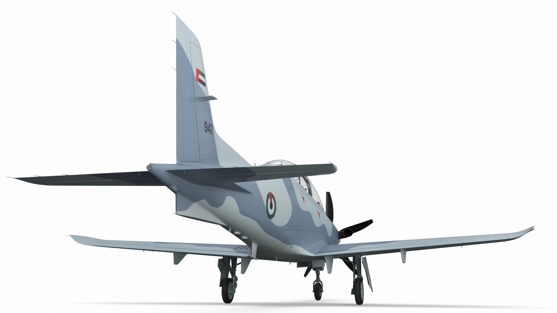 3D Training Aircraft Pilatus PC-21 Grey