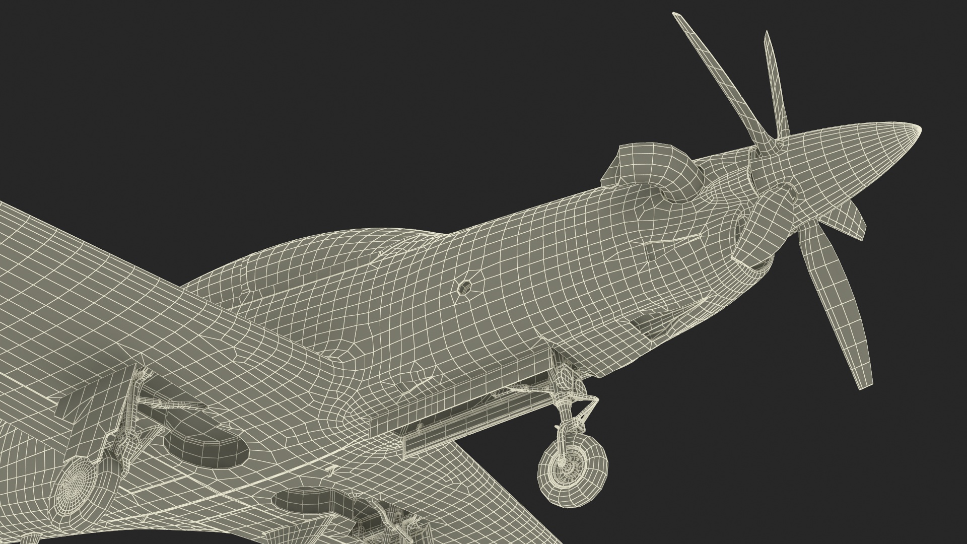 3D Training Aircraft Pilatus PC-21 Grey
