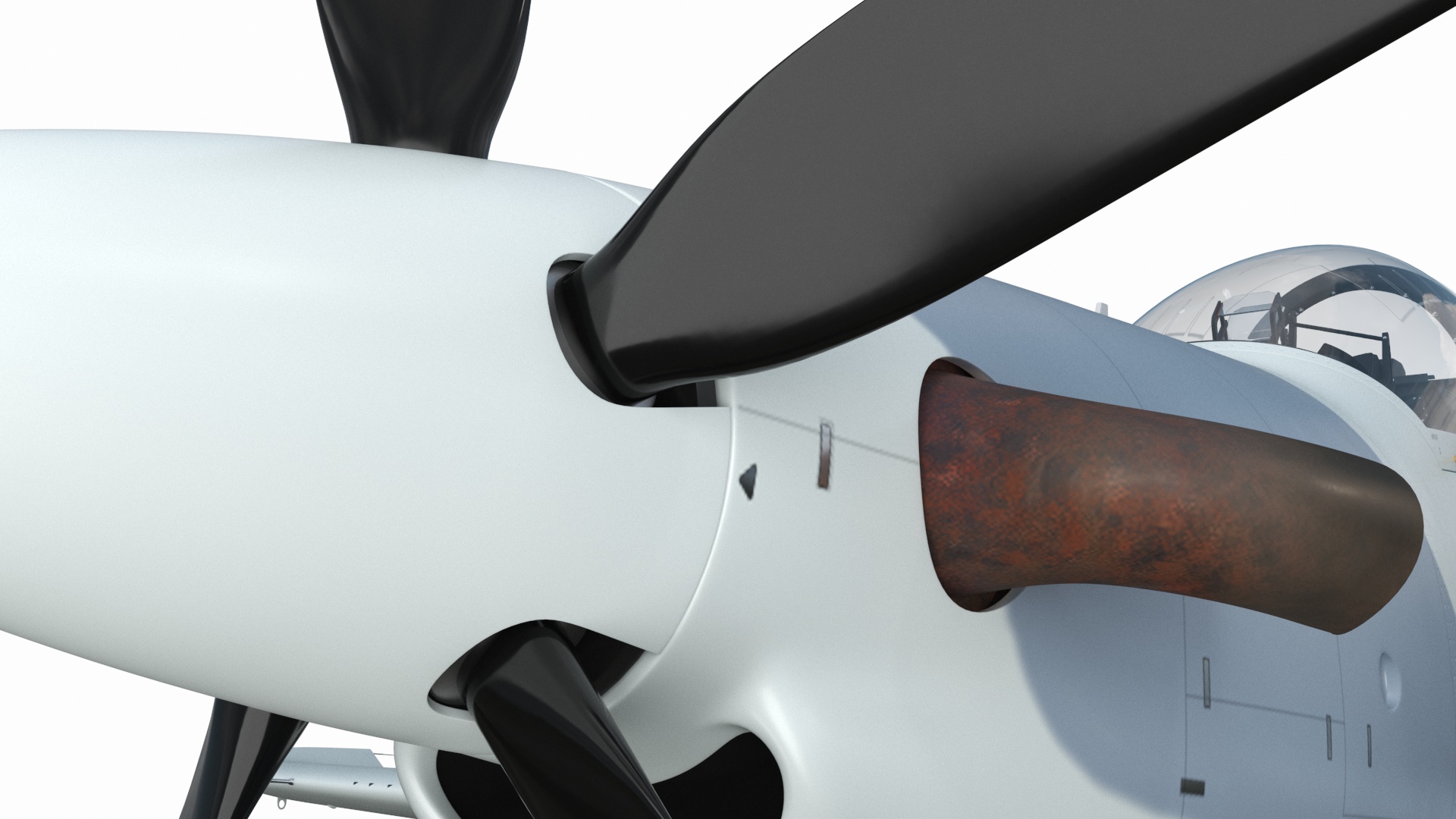 3D Training Aircraft Pilatus PC-21 Grey