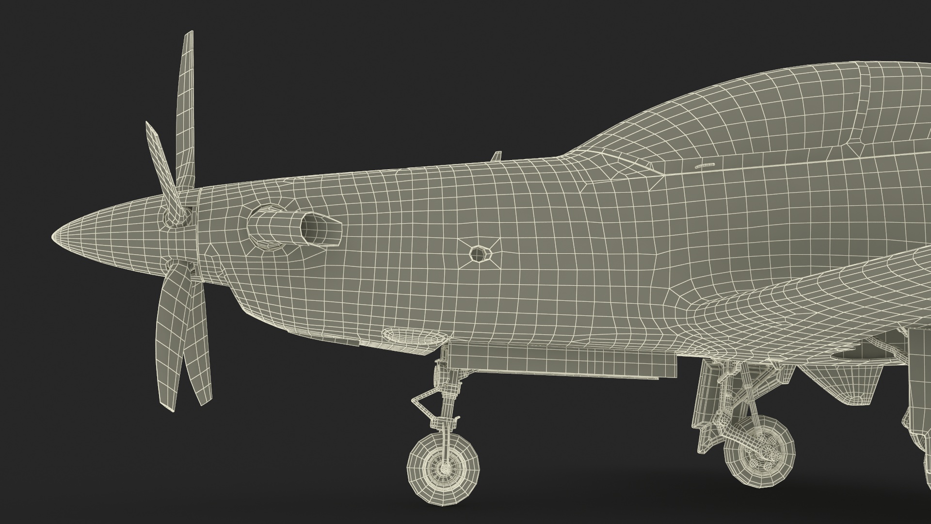 3D Training Aircraft Pilatus PC-21 Grey