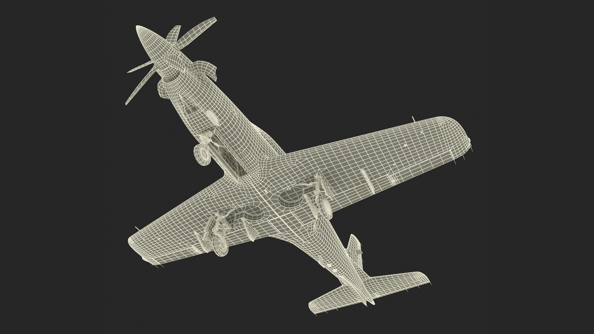 3D Training Aircraft Pilatus PC-21 Grey