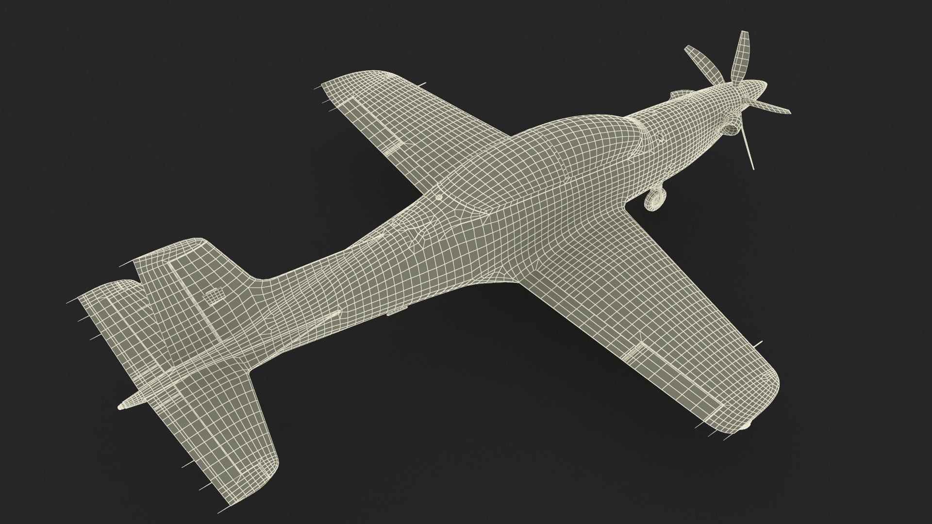 3D Training Aircraft Pilatus PC-21 Grey