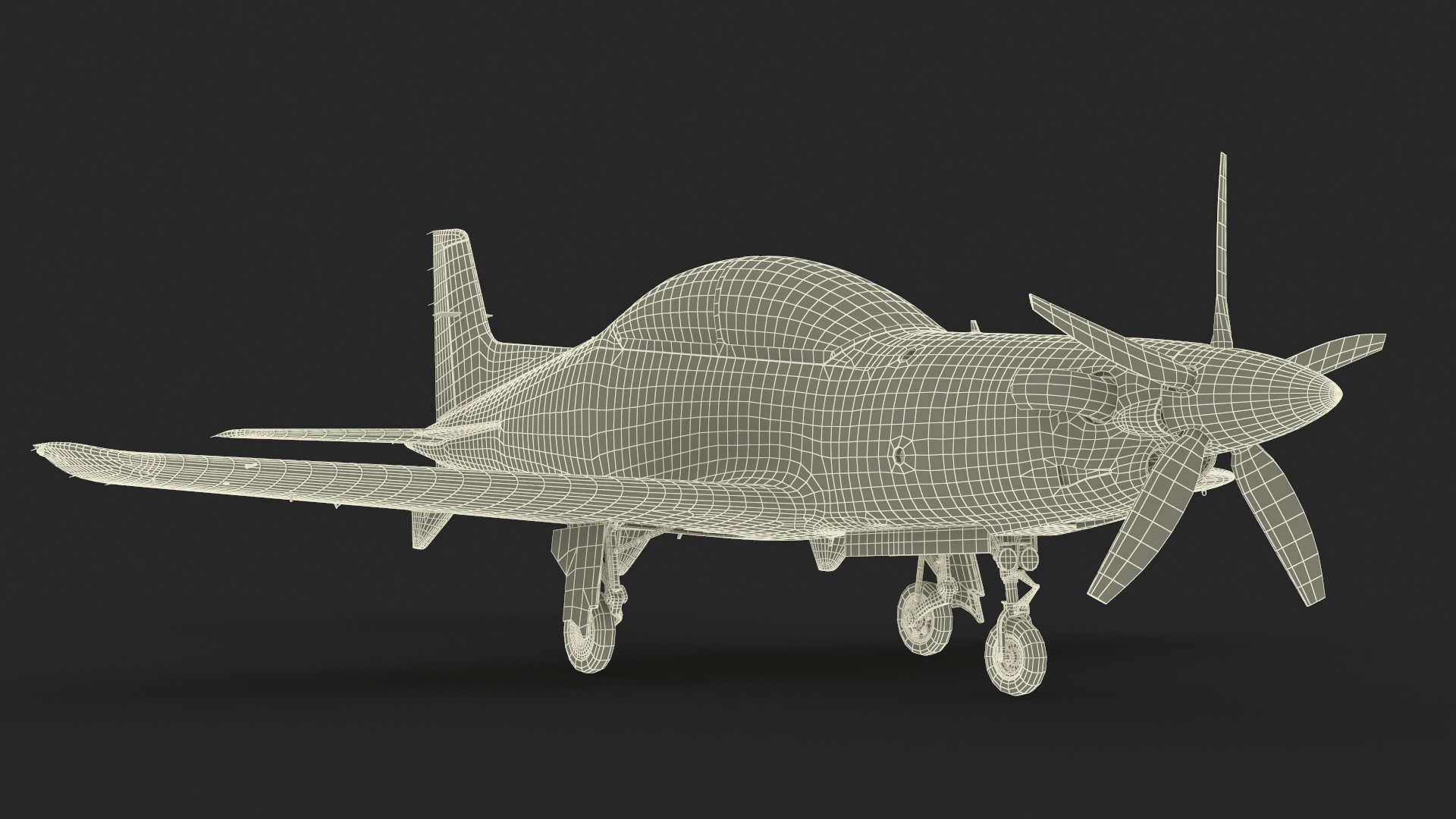 3D Training Aircraft Pilatus PC-21 Grey