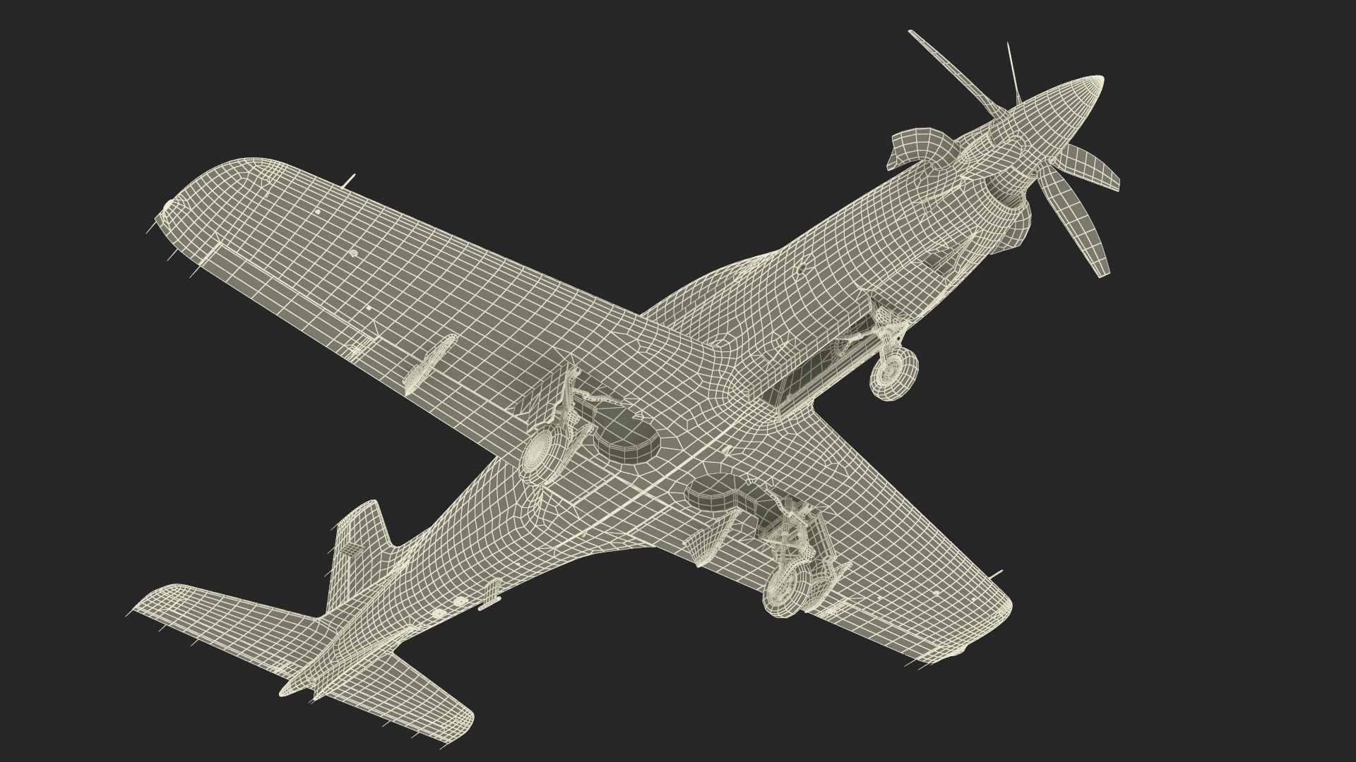 3D Training Aircraft Pilatus PC-21 Grey