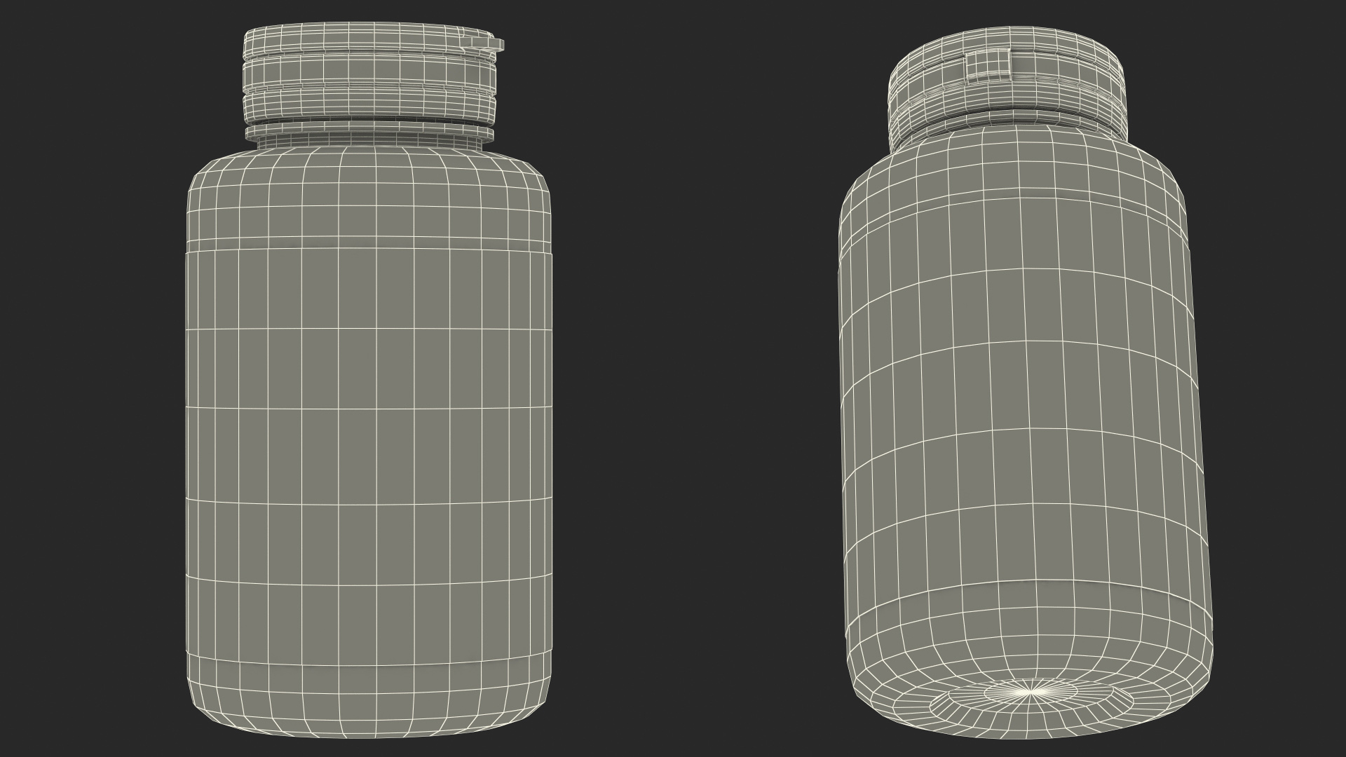 3D Dandelian Root Jar model
