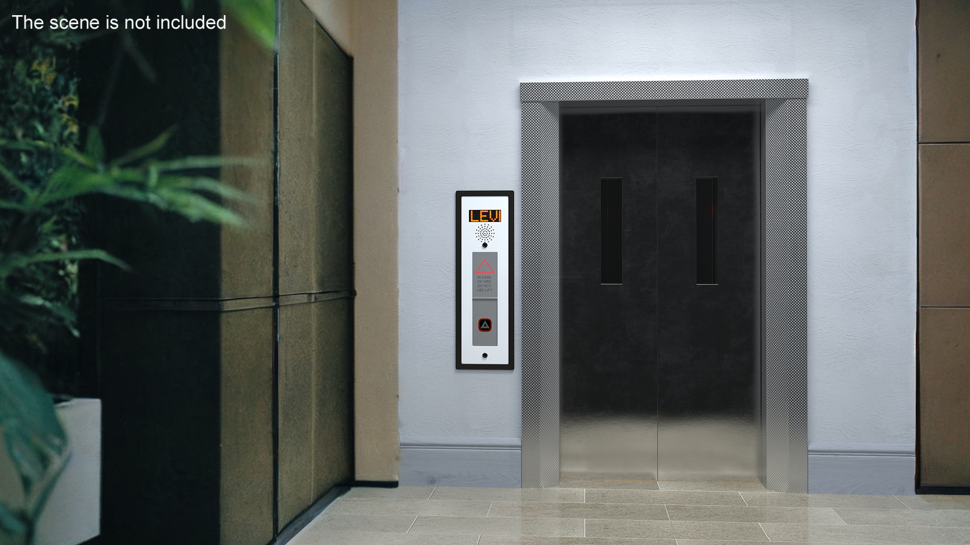 Modern Elevator Interior 3D model