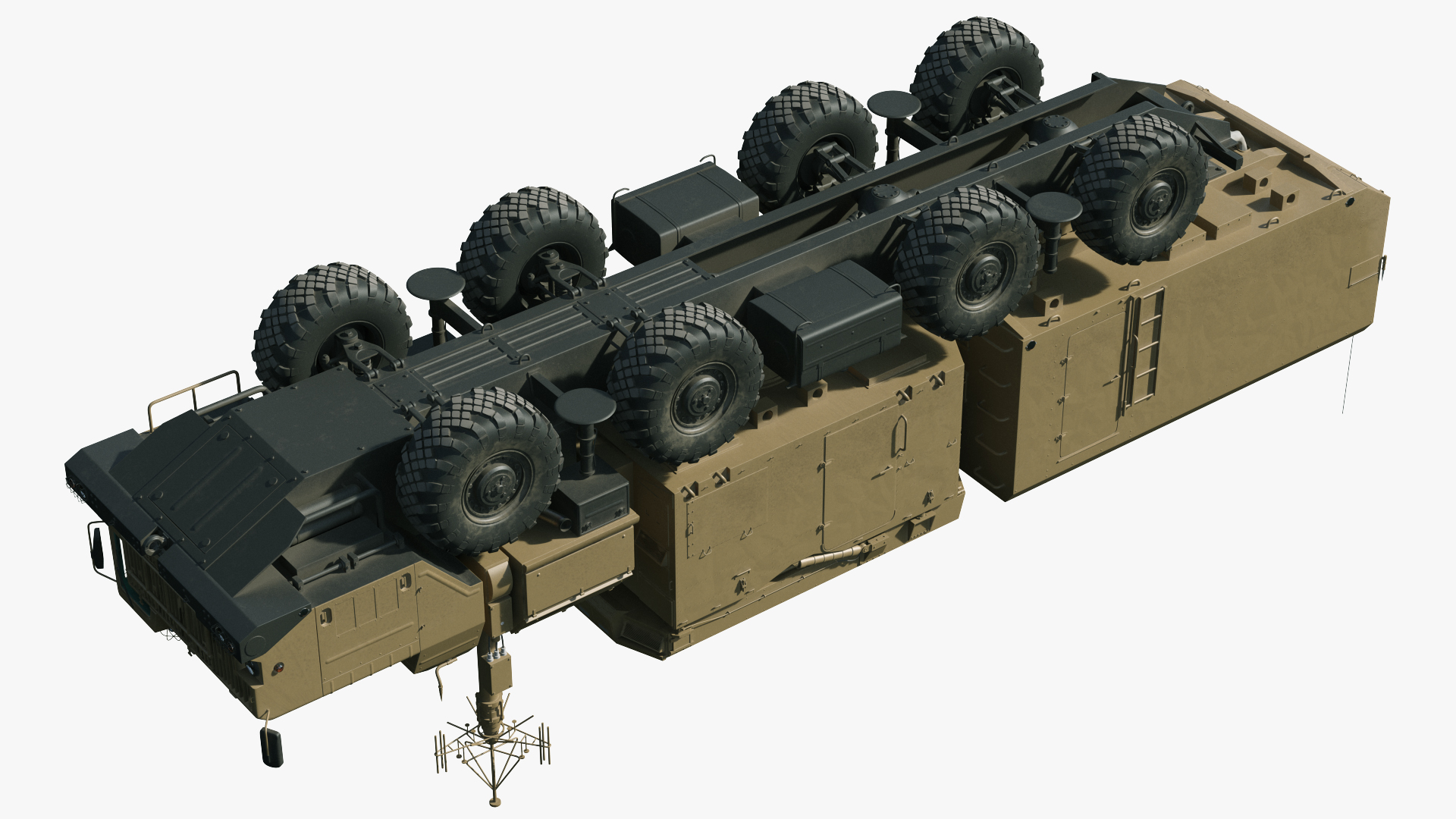 Desert Flap Lid B S300 Missile Guidance Radar Rigged 3D