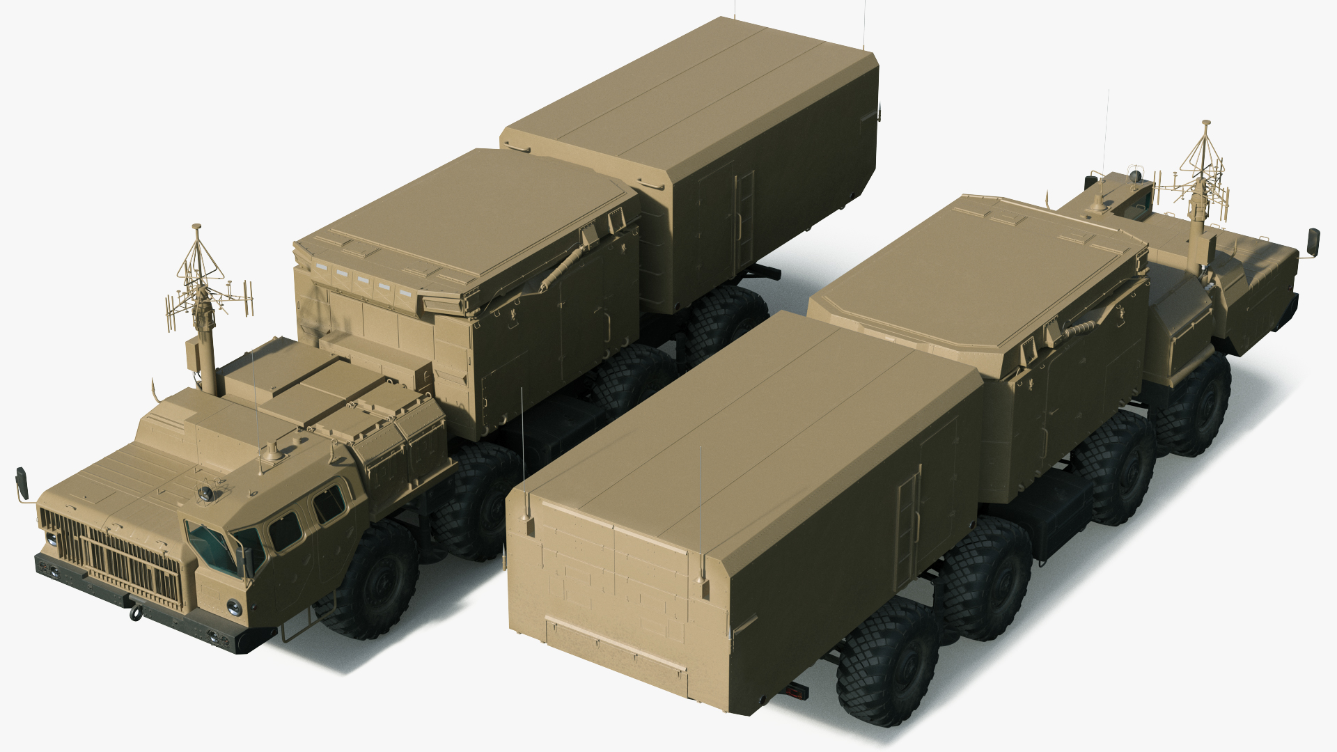Desert Flap Lid B S300 Missile Guidance Radar Rigged 3D