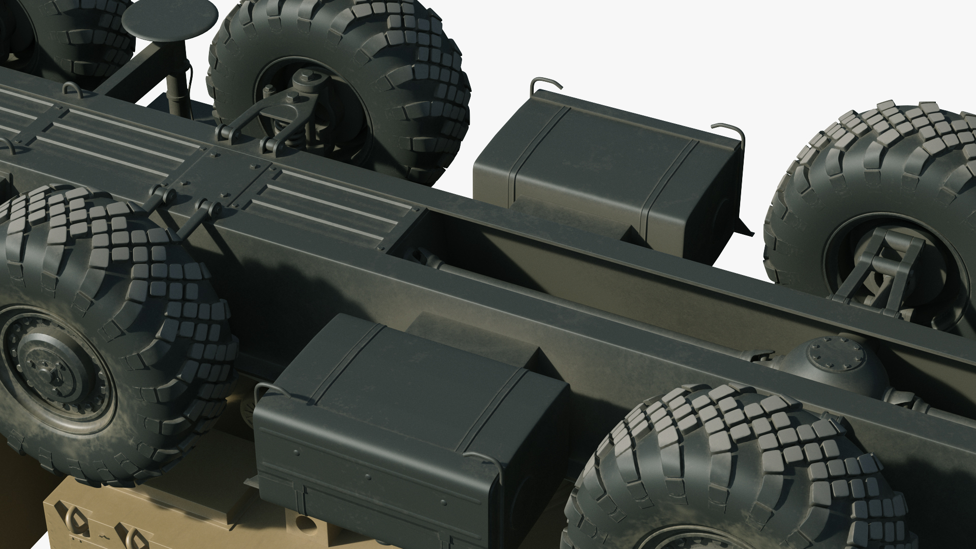 Desert Flap Lid B S300 Missile Guidance Radar Rigged 3D