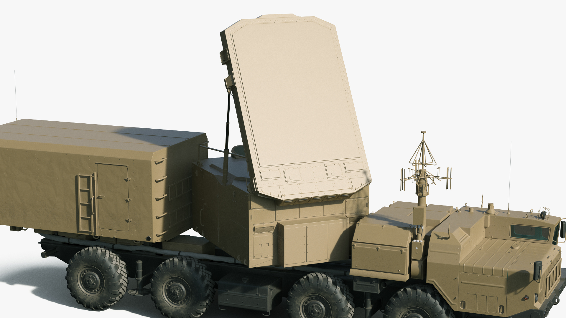 Desert Flap Lid B S300 Missile Guidance Radar Rigged 3D