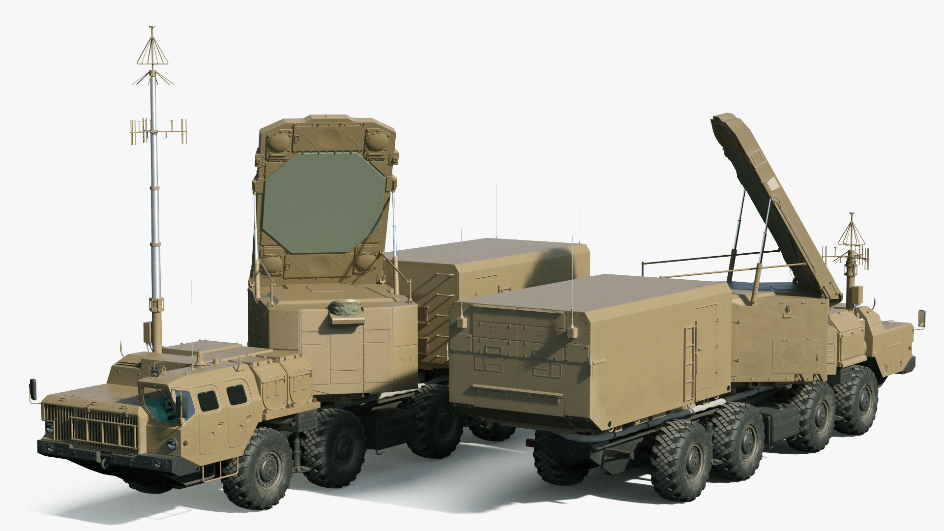 Desert Flap Lid B S300 Missile Guidance Radar Rigged 3D