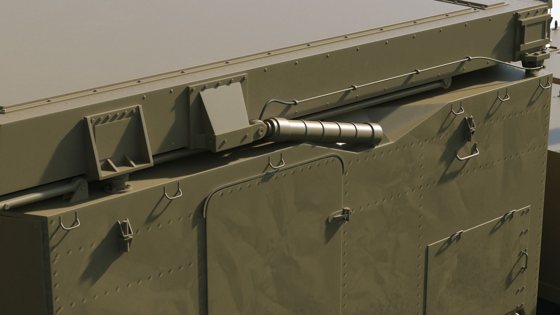 Desert Flap Lid B S300 Missile Guidance Radar Rigged 3D