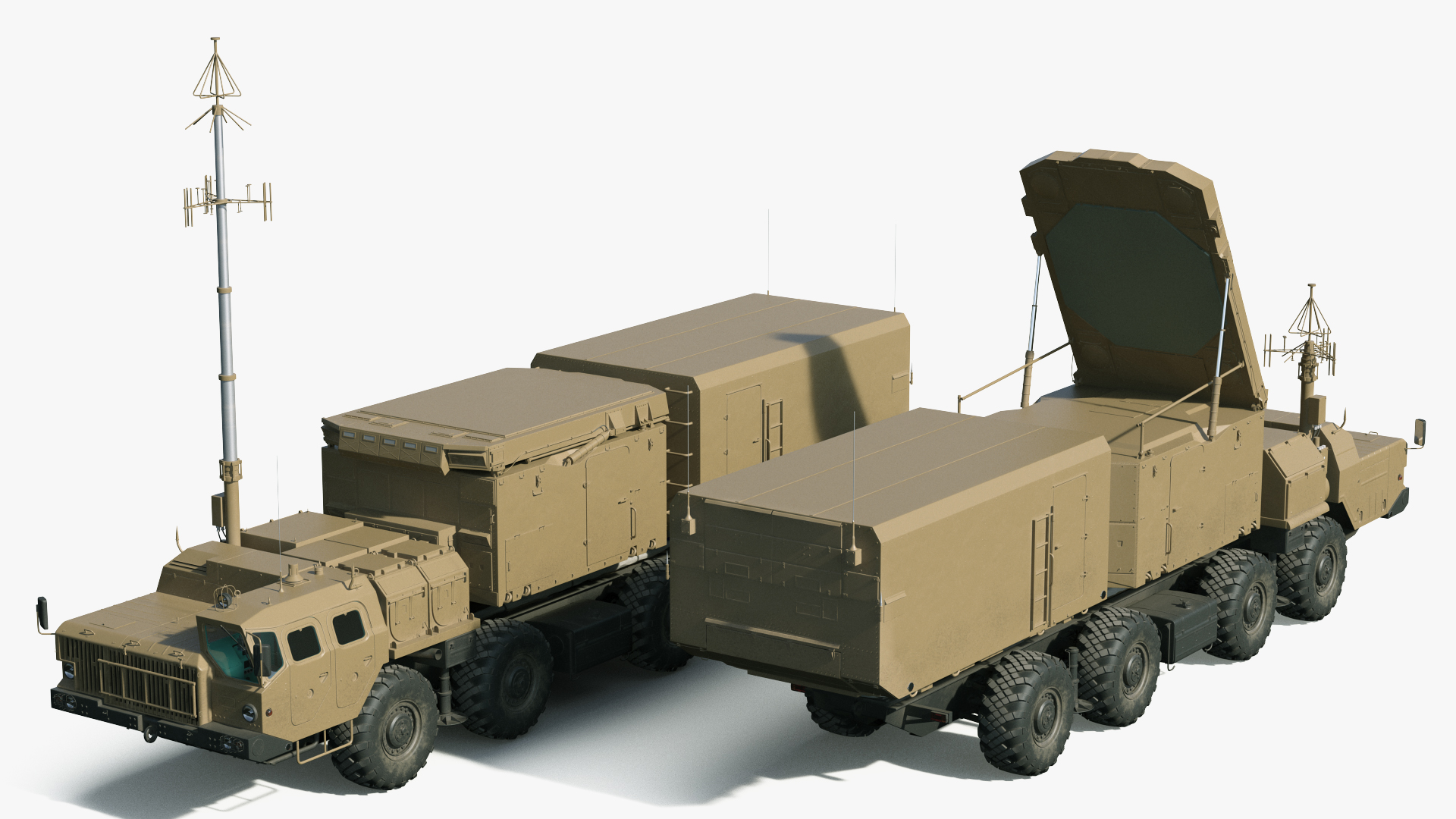 Desert Flap Lid B S300 Missile Guidance Radar Rigged 3D