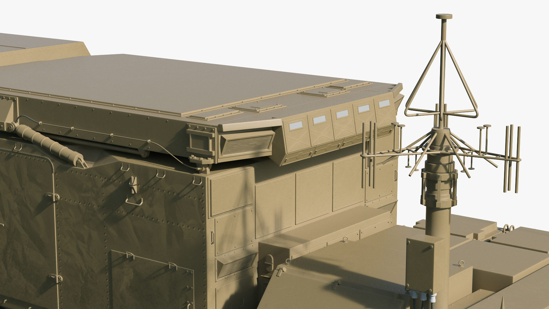 Desert Flap Lid B S300 Missile Guidance Radar Rigged 3D