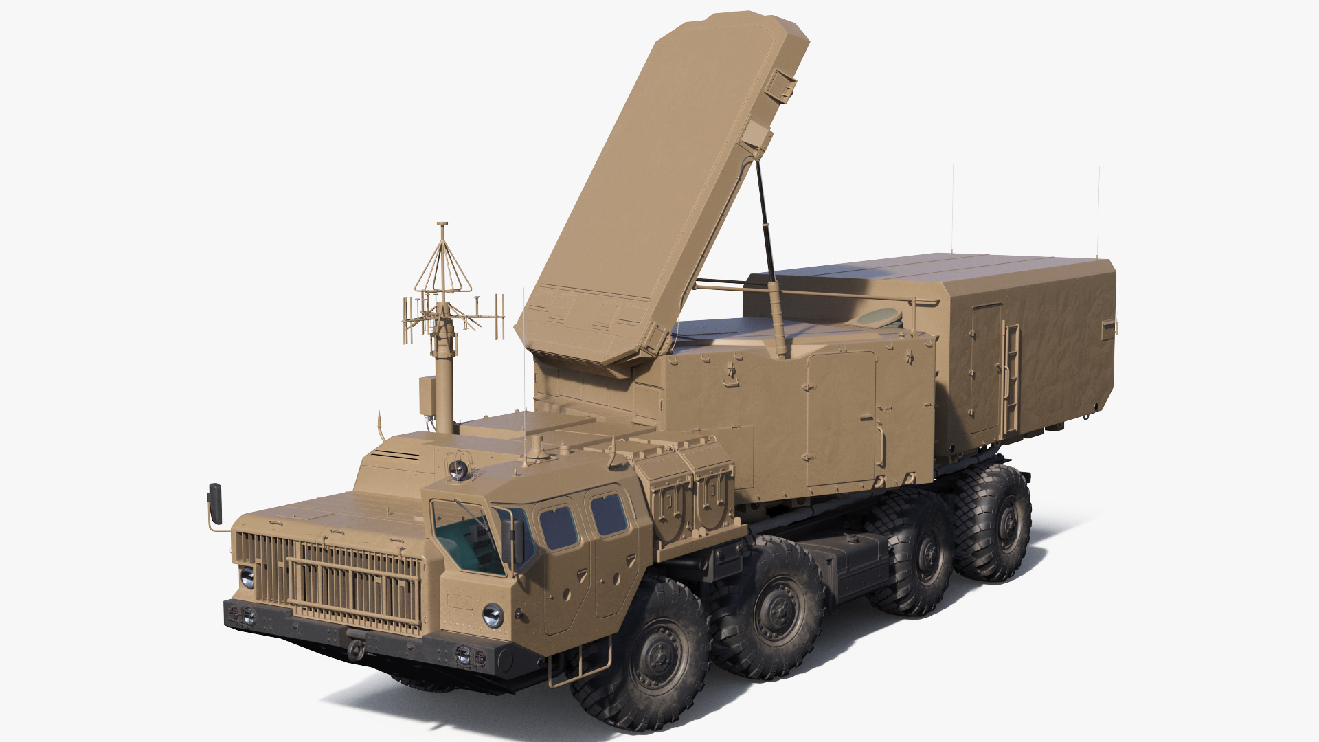 Desert Flap Lid B S300 Missile Guidance Radar Rigged 3D
