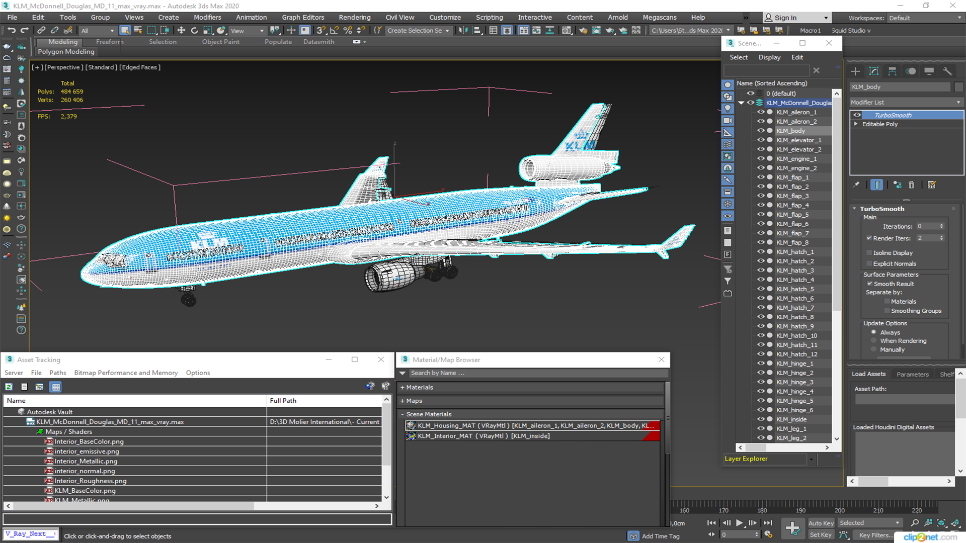 KLM McDonnell Douglas MD-11 3D
