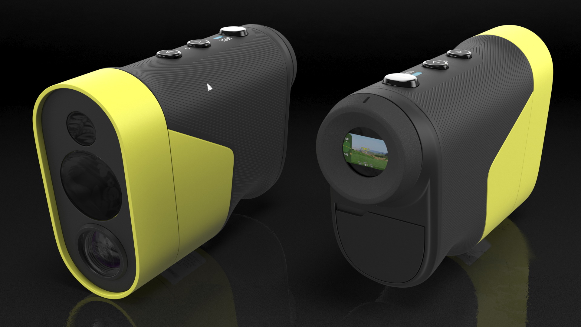 3D Golf Laser Range Finder model