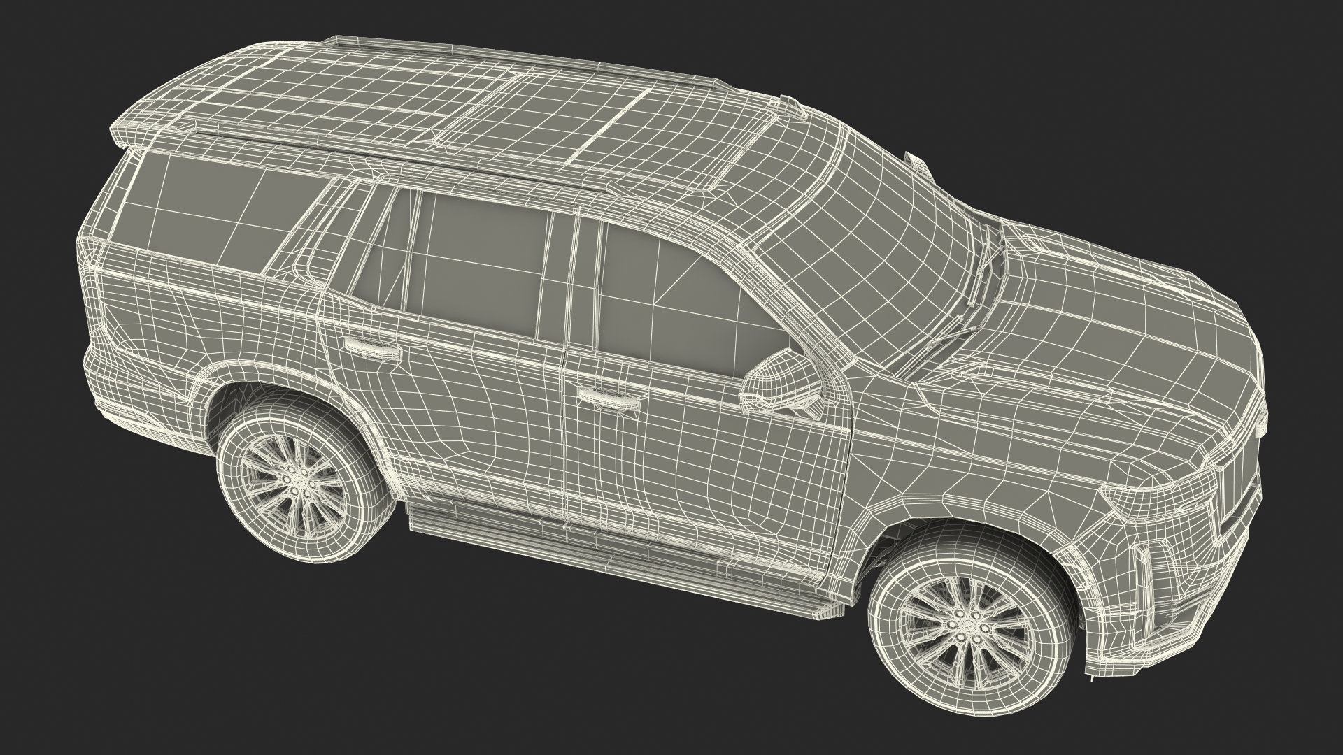3D Cadillac Escalade 2021 Exterior Only