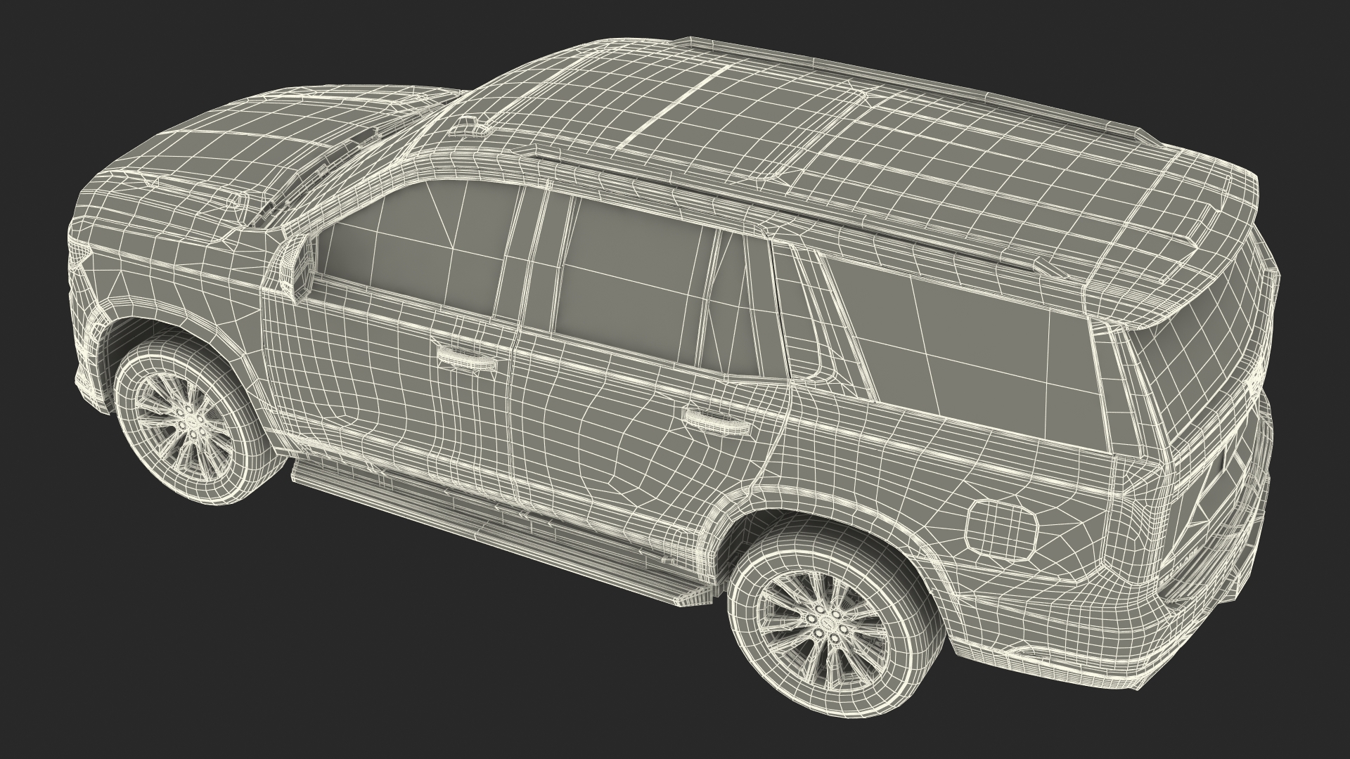 3D Cadillac Escalade 2021 Exterior Only