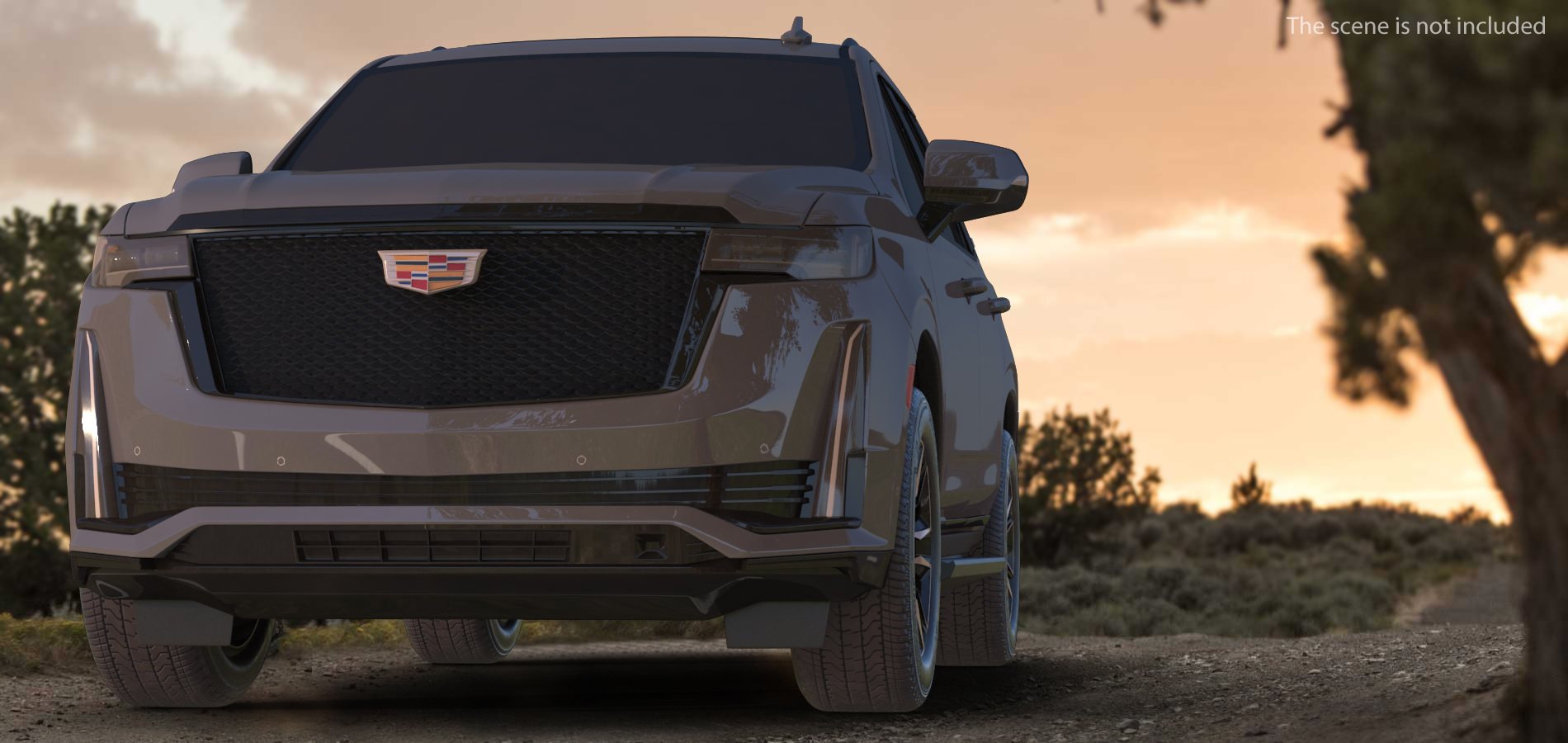 3D Cadillac Escalade 2021 Exterior Only
