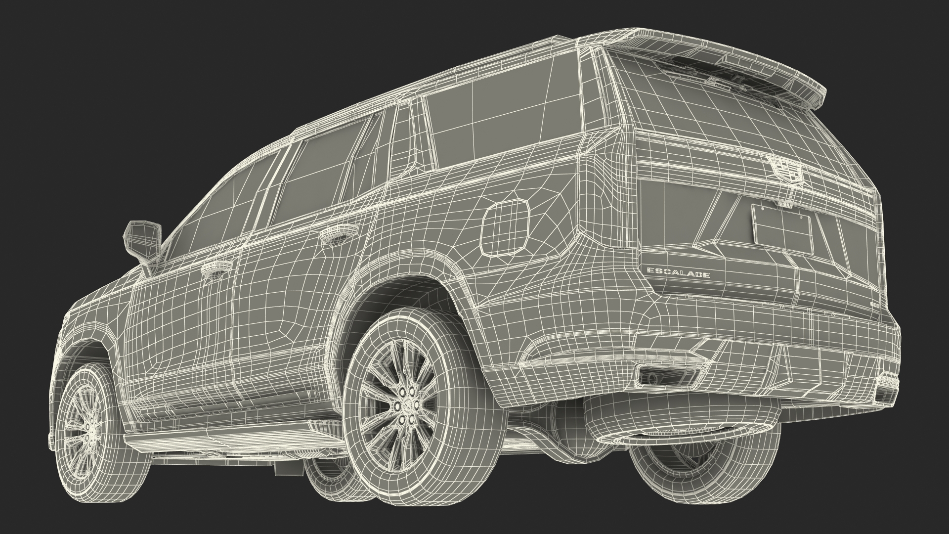3D Cadillac Escalade 2021 Exterior Only
