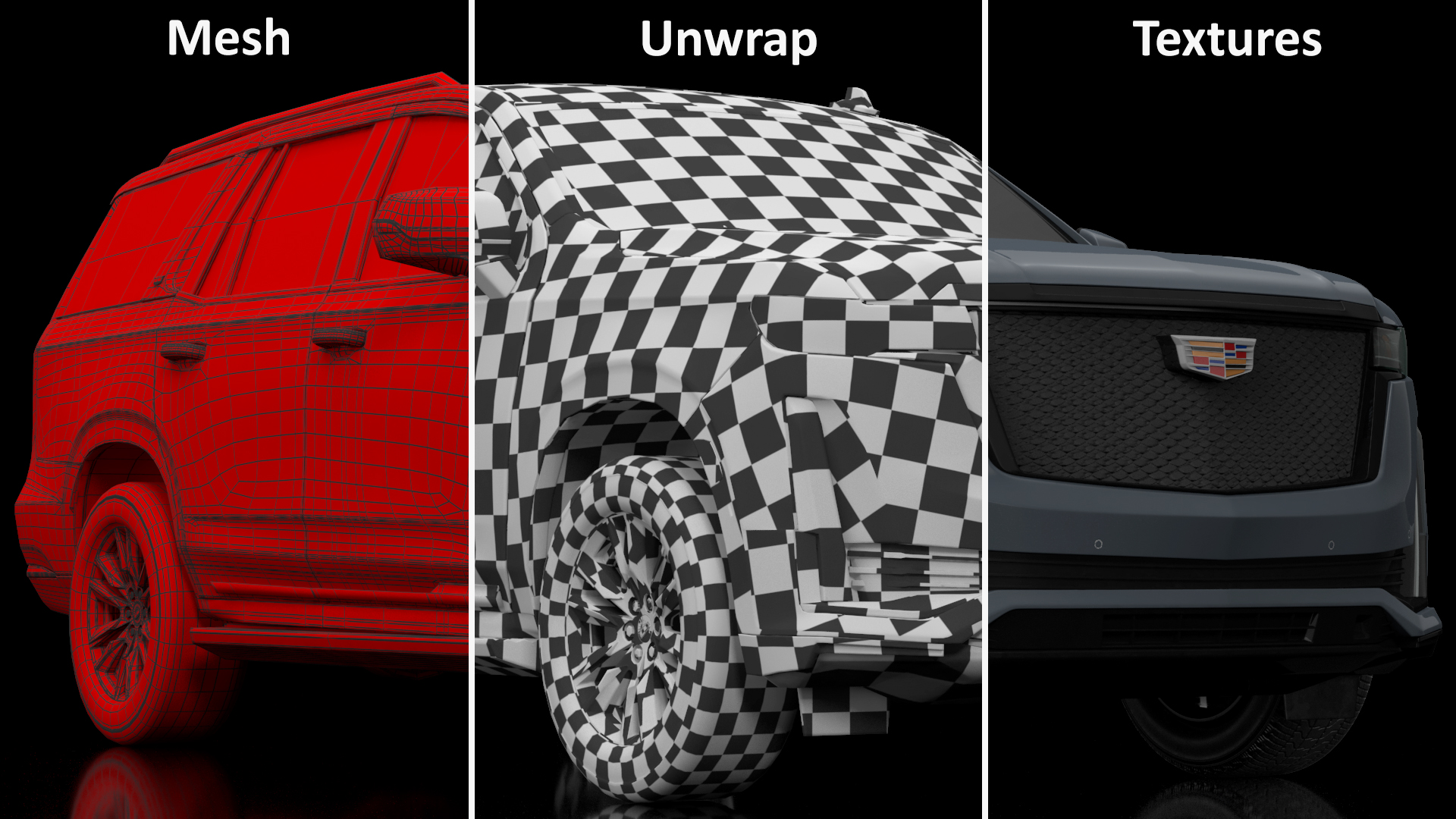 3D Cadillac Escalade 2021 Exterior Only