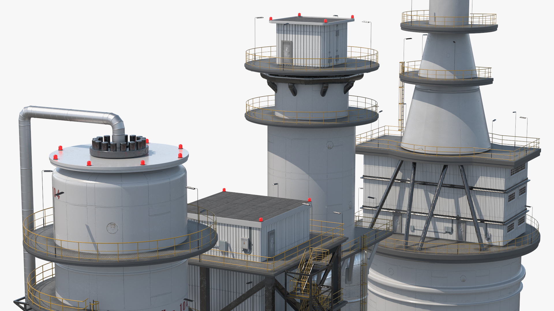 3D Catalytic Cracking Unit model