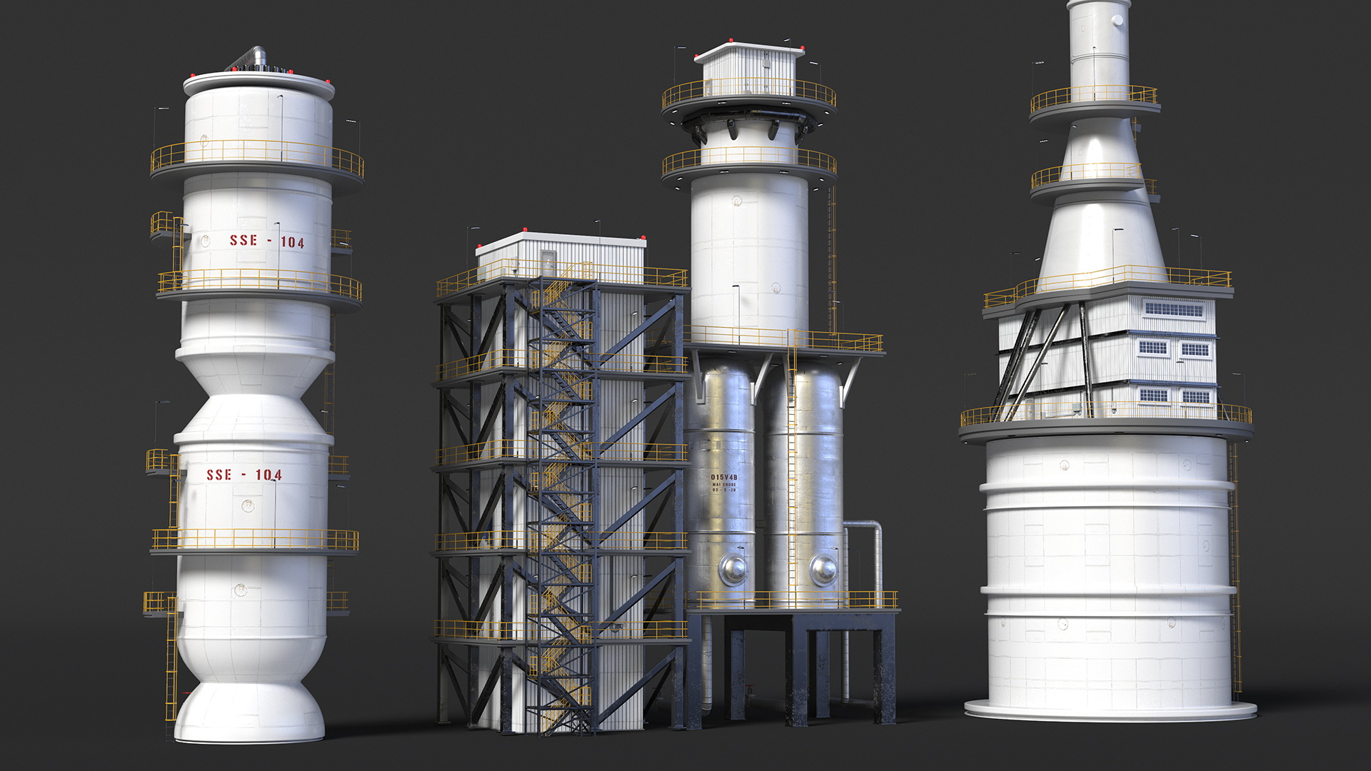 3D Catalytic Cracking Unit model