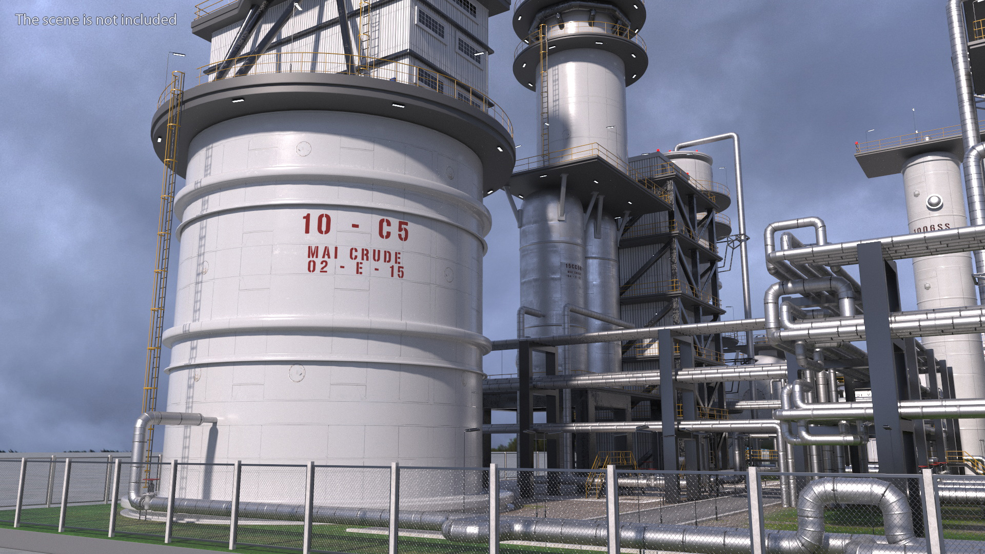 3D Catalytic Cracking Unit model