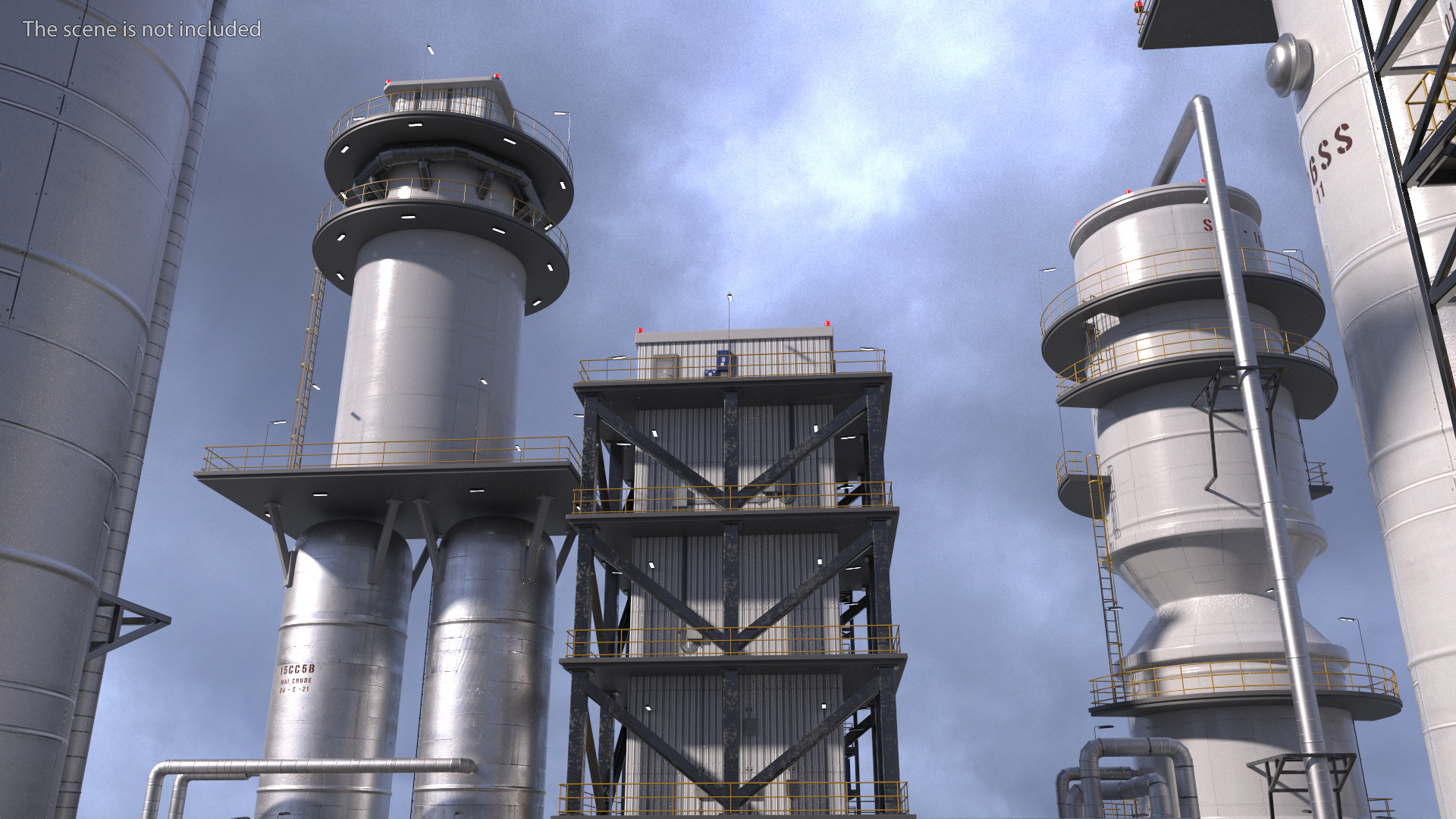 3D Catalytic Cracking Unit model