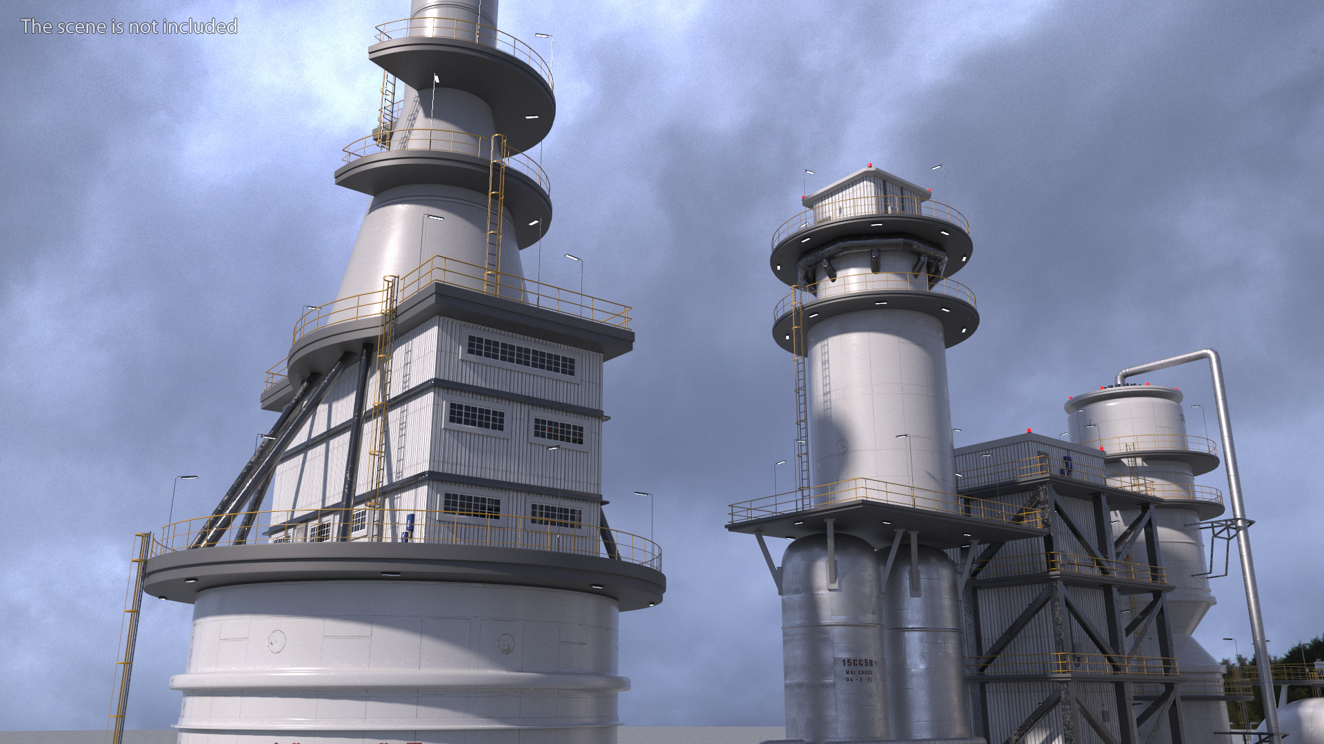 3D Catalytic Cracking Unit model