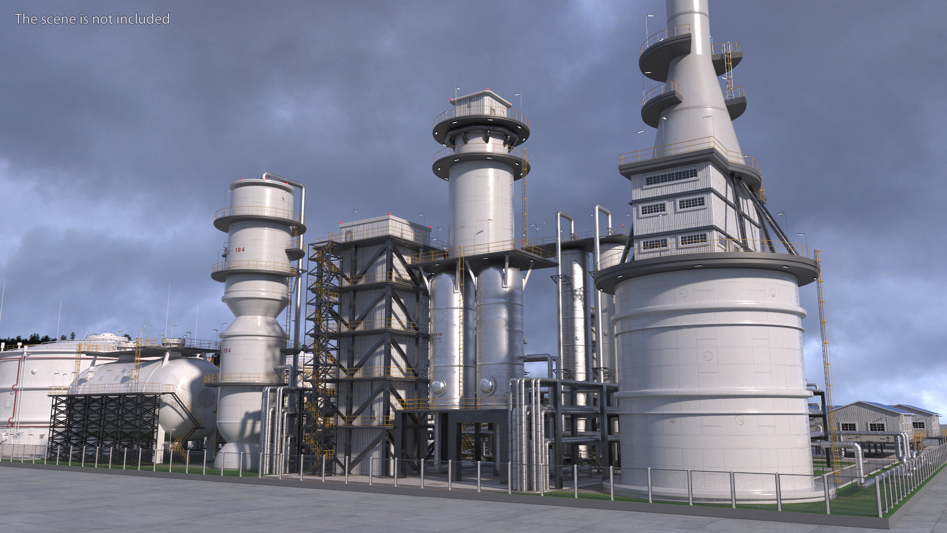 3D Catalytic Cracking Unit model