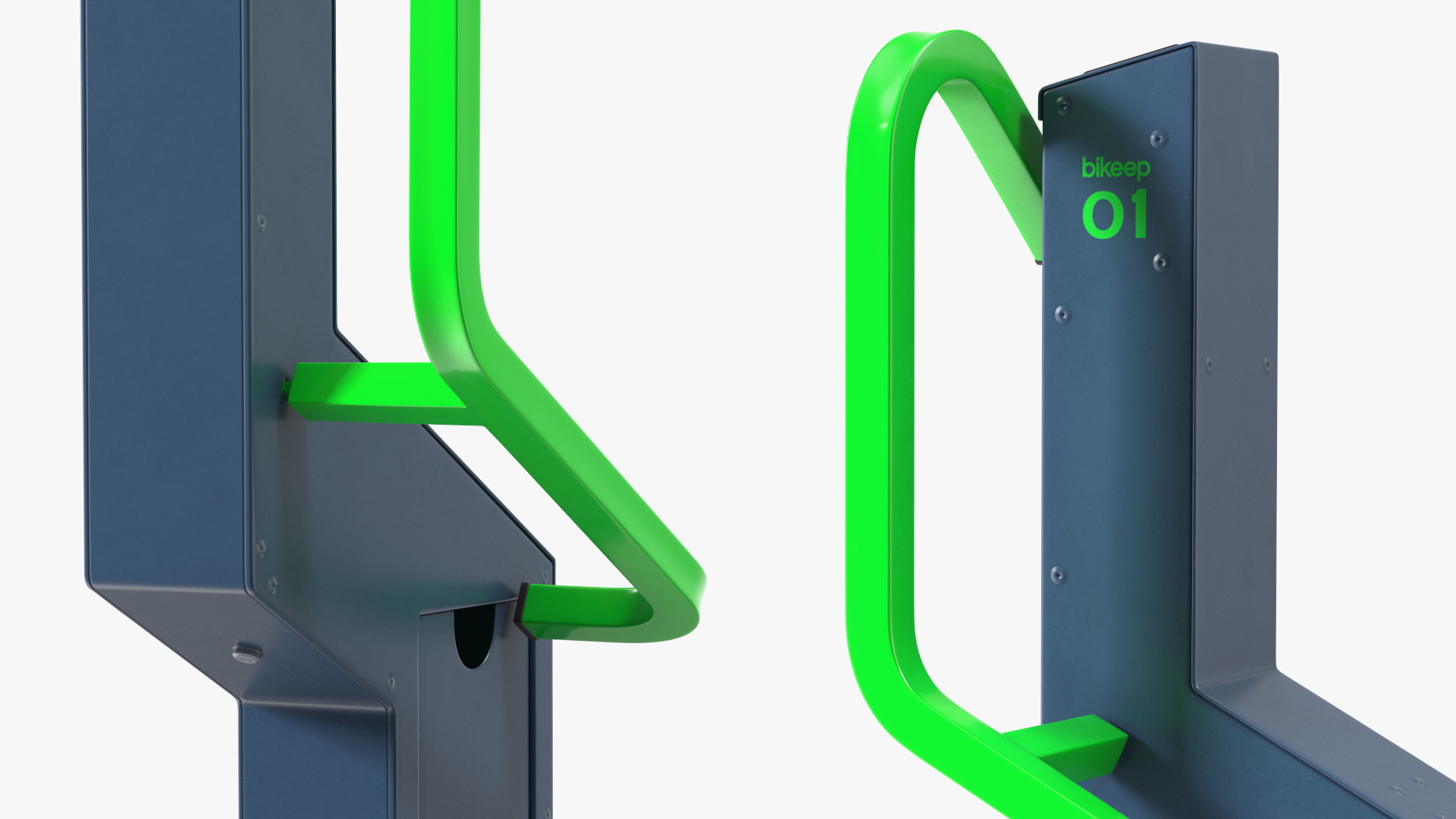 3D Smart Bicycle Bikeep Parking model