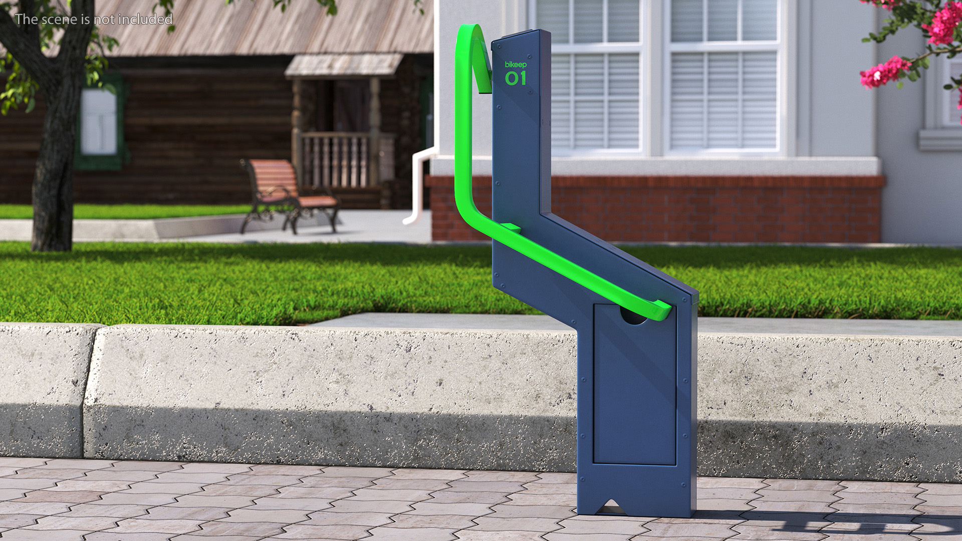 3D Smart Bicycle Bikeep Parking model