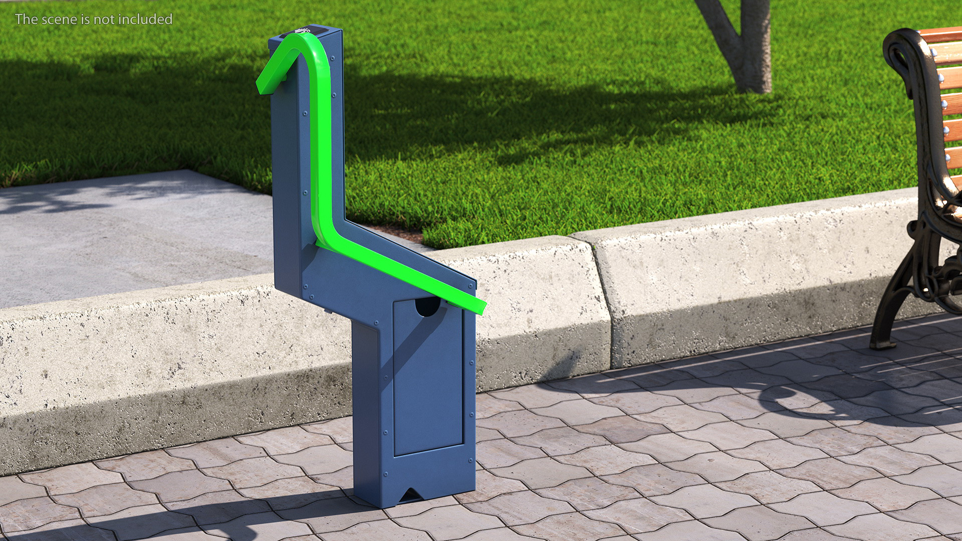 3D Smart Bicycle Bikeep Parking model