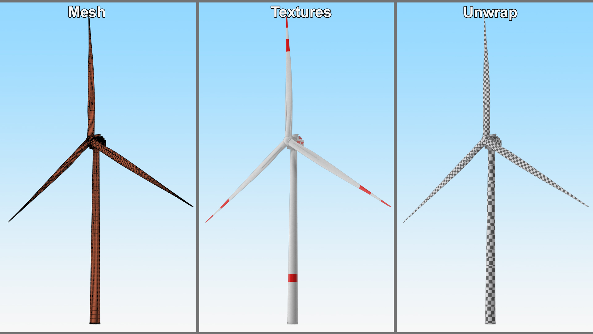 3D Offshore Wind Turbine