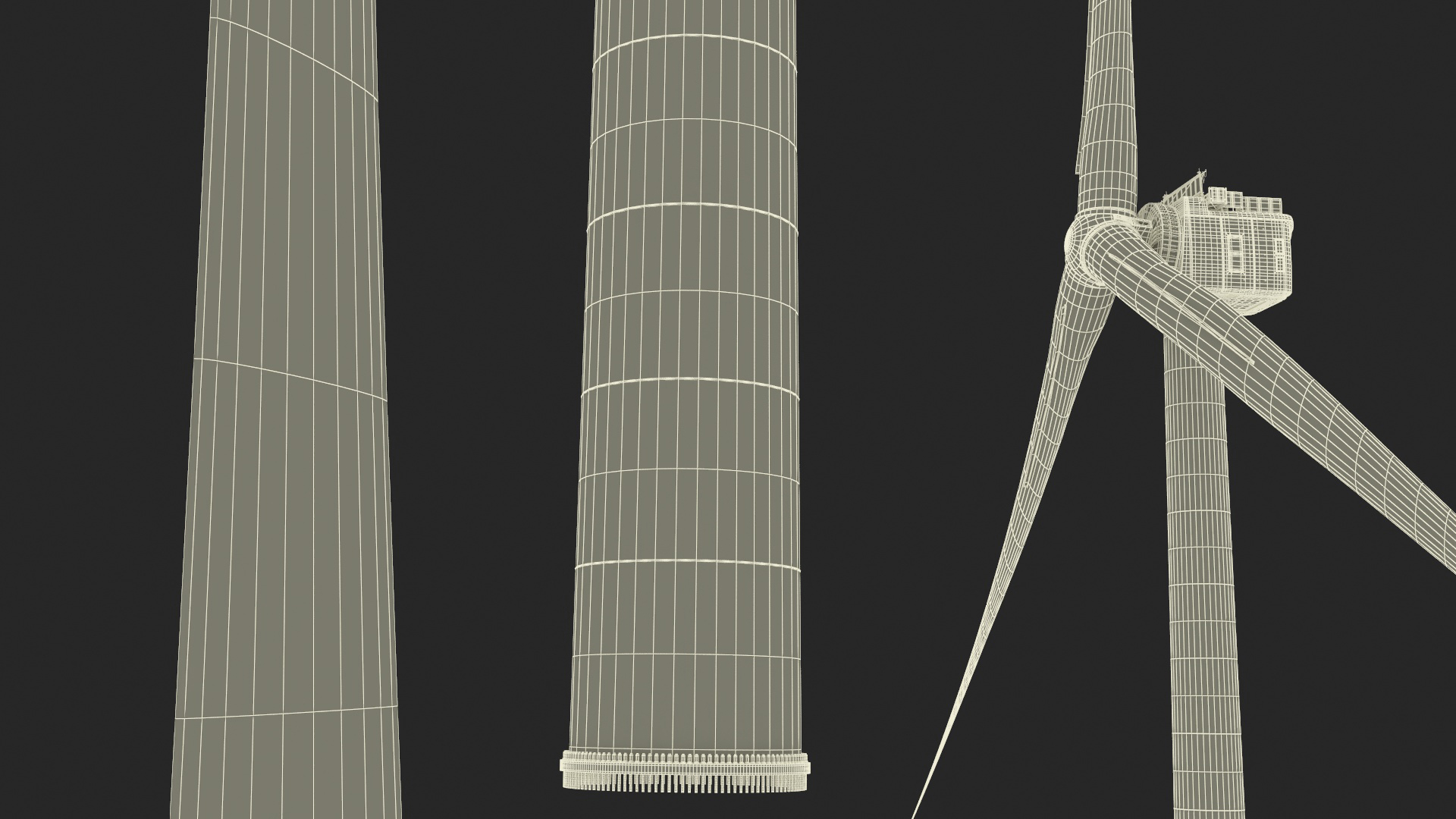 3D Offshore Wind Turbine