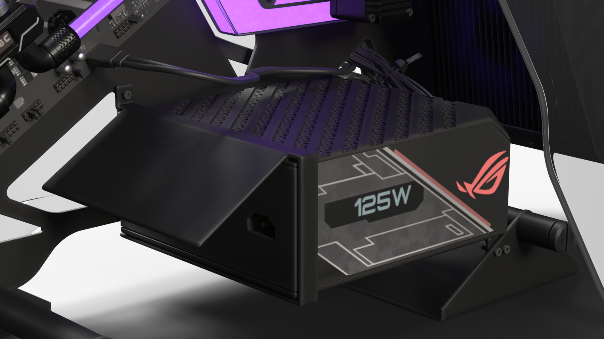 3D Gaming PC On State Open model
