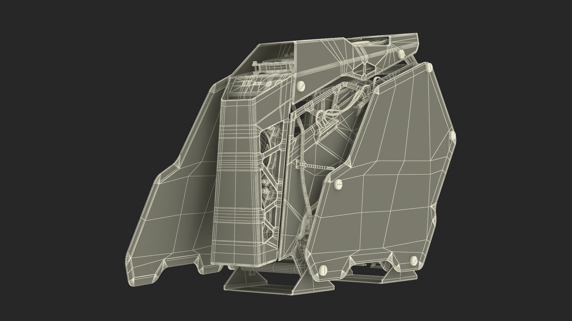 3D Gaming PC On State Open model