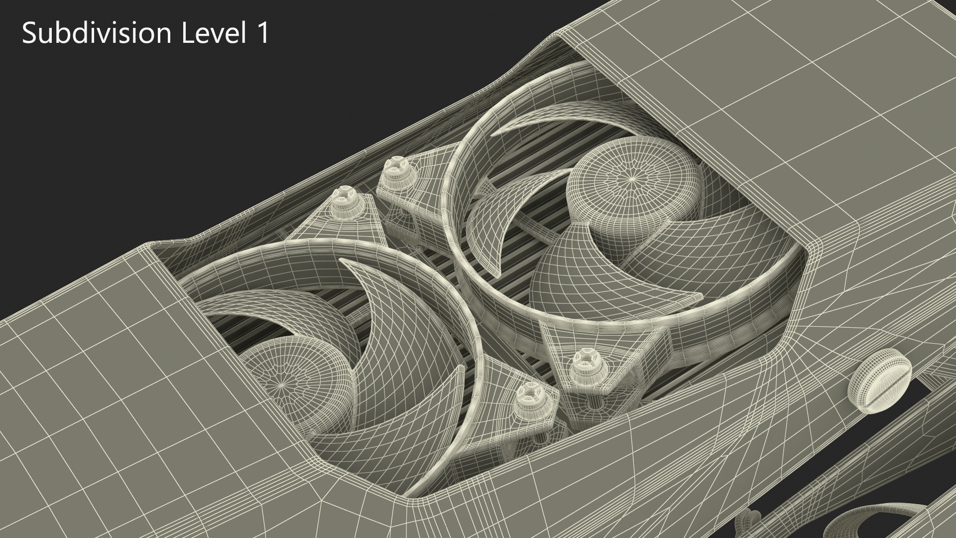 3D Gaming PC On State Open model