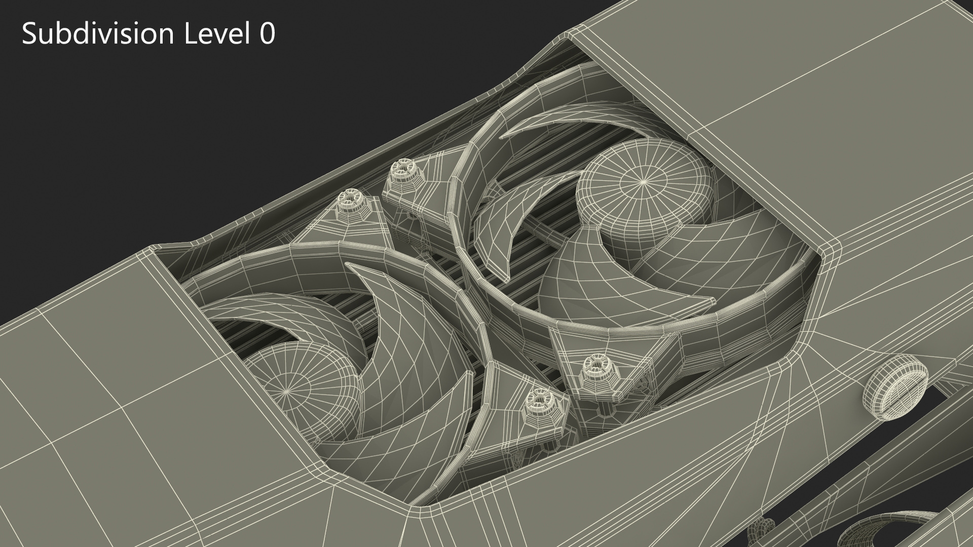 3D Gaming PC On State Open model
