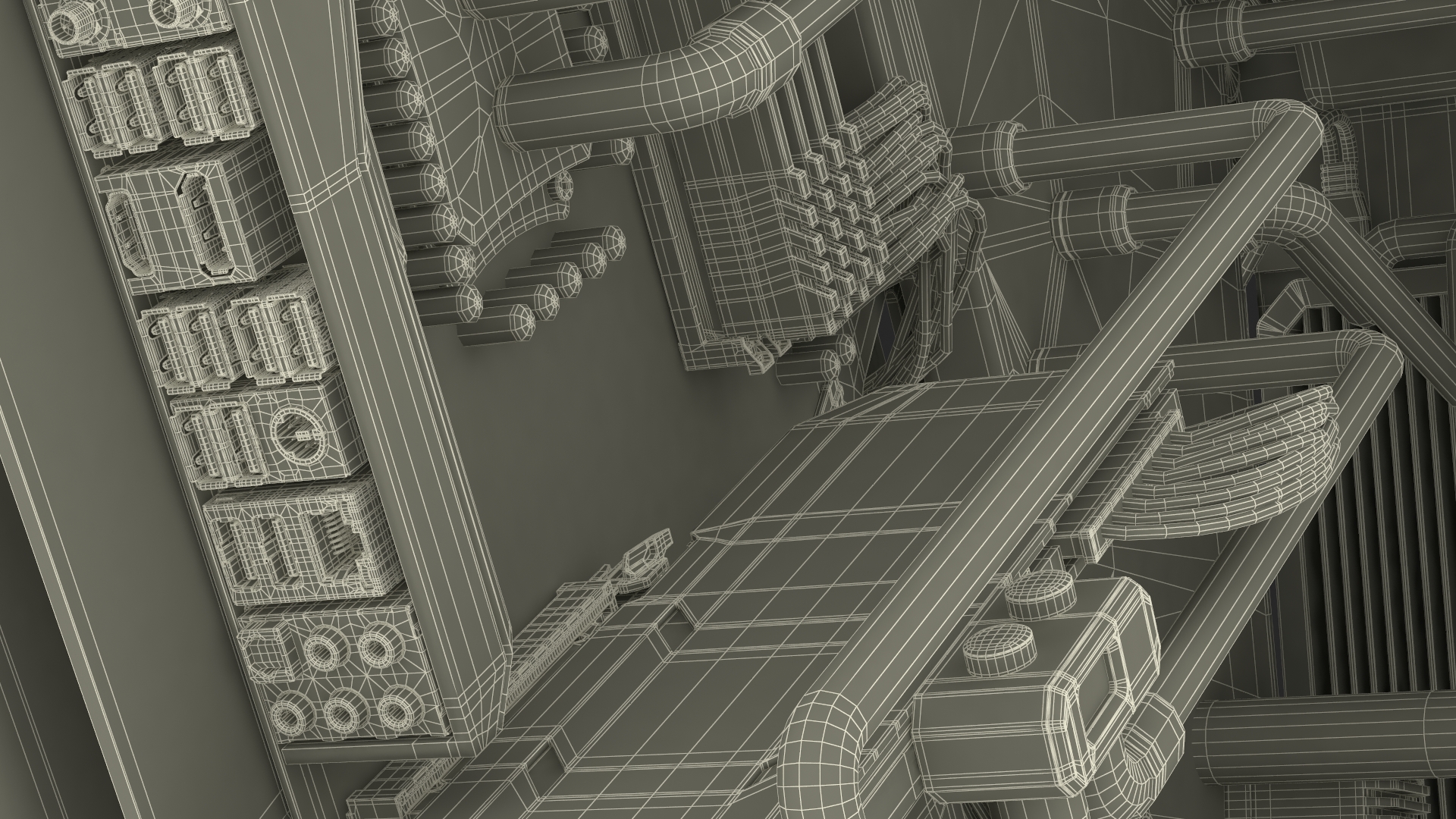 3D Gaming PC On State Open model